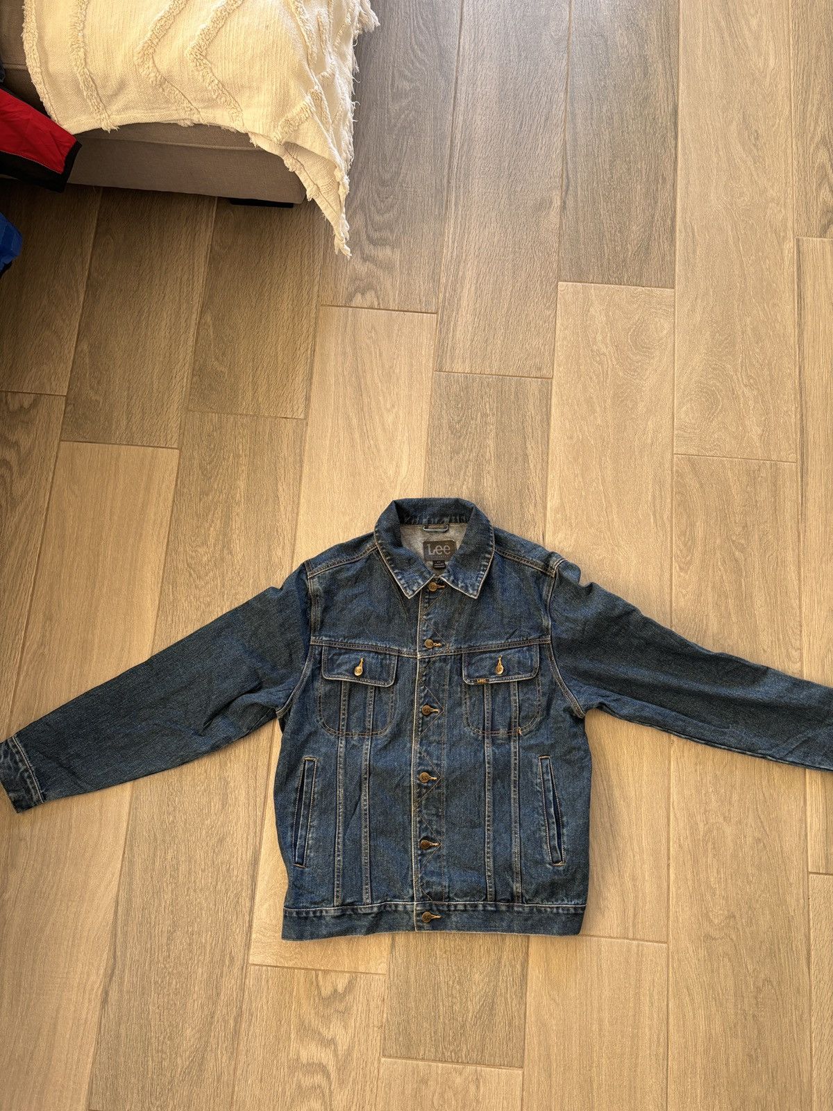 Lee Lee Men’s Medium Denim Jacket Size US M / EU 48-50 / 2 - 2 Thumbnail