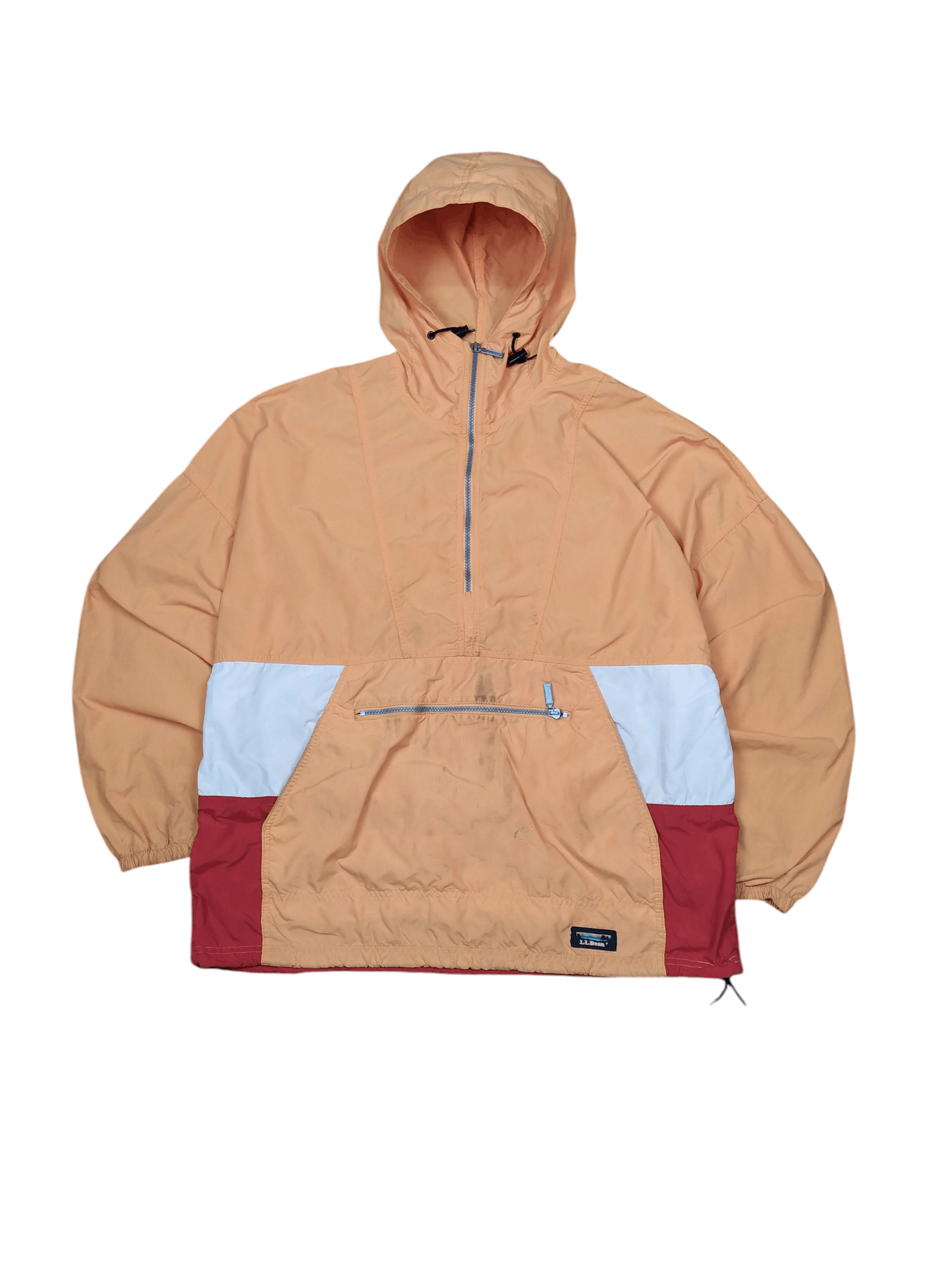 L.L. Bean Vintage 90's LL.Bean Anorak Nylon Hoodie Jacket Size US XXL / EU 58 / 5 - 1 Thumbnail