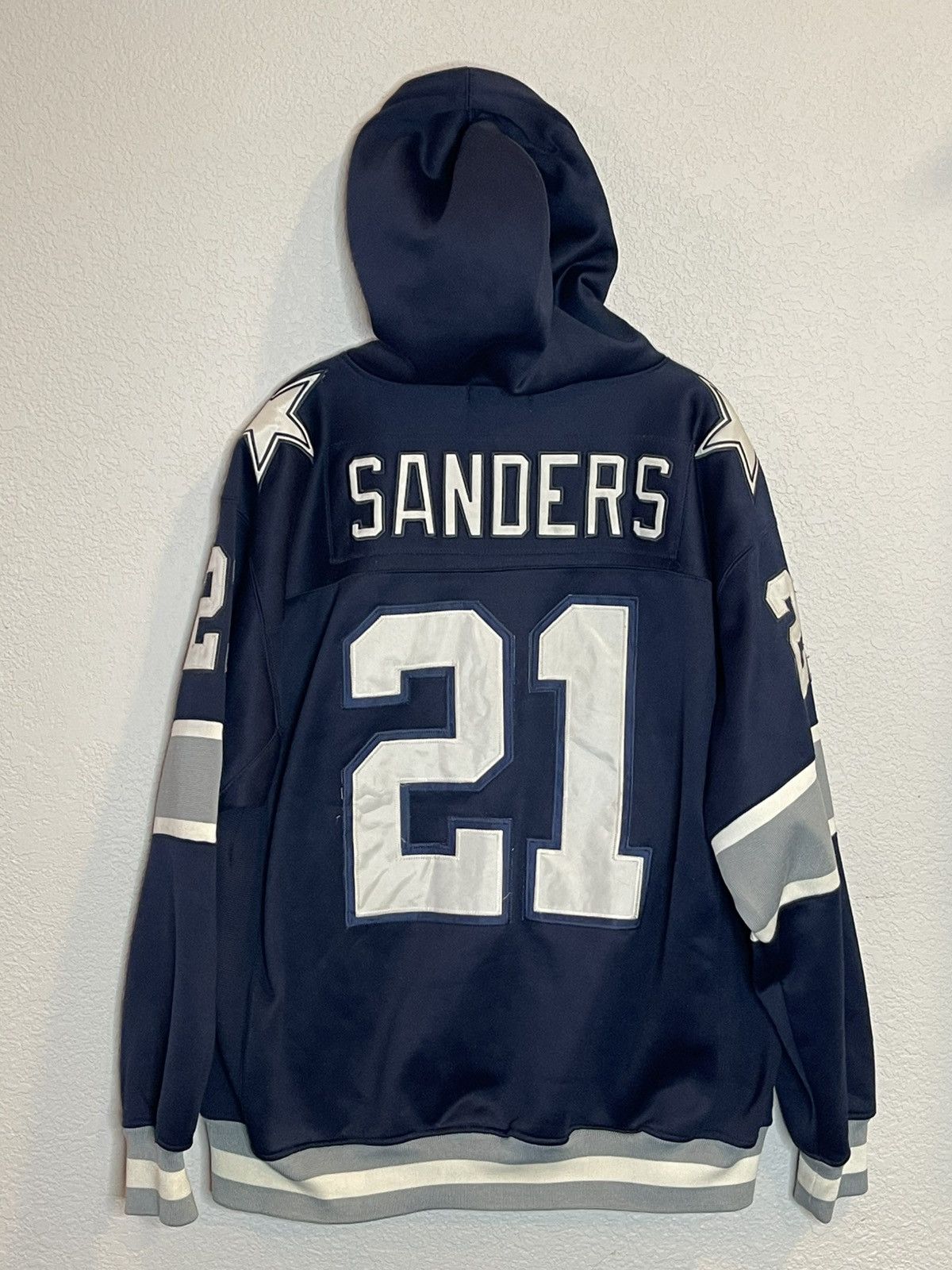 Mitchell & Ness Mitchell & Ness Throwbacks Dion Sanders 1998 Hoodie Size US XXL / EU 58 / 5 - 4 Thumbnail