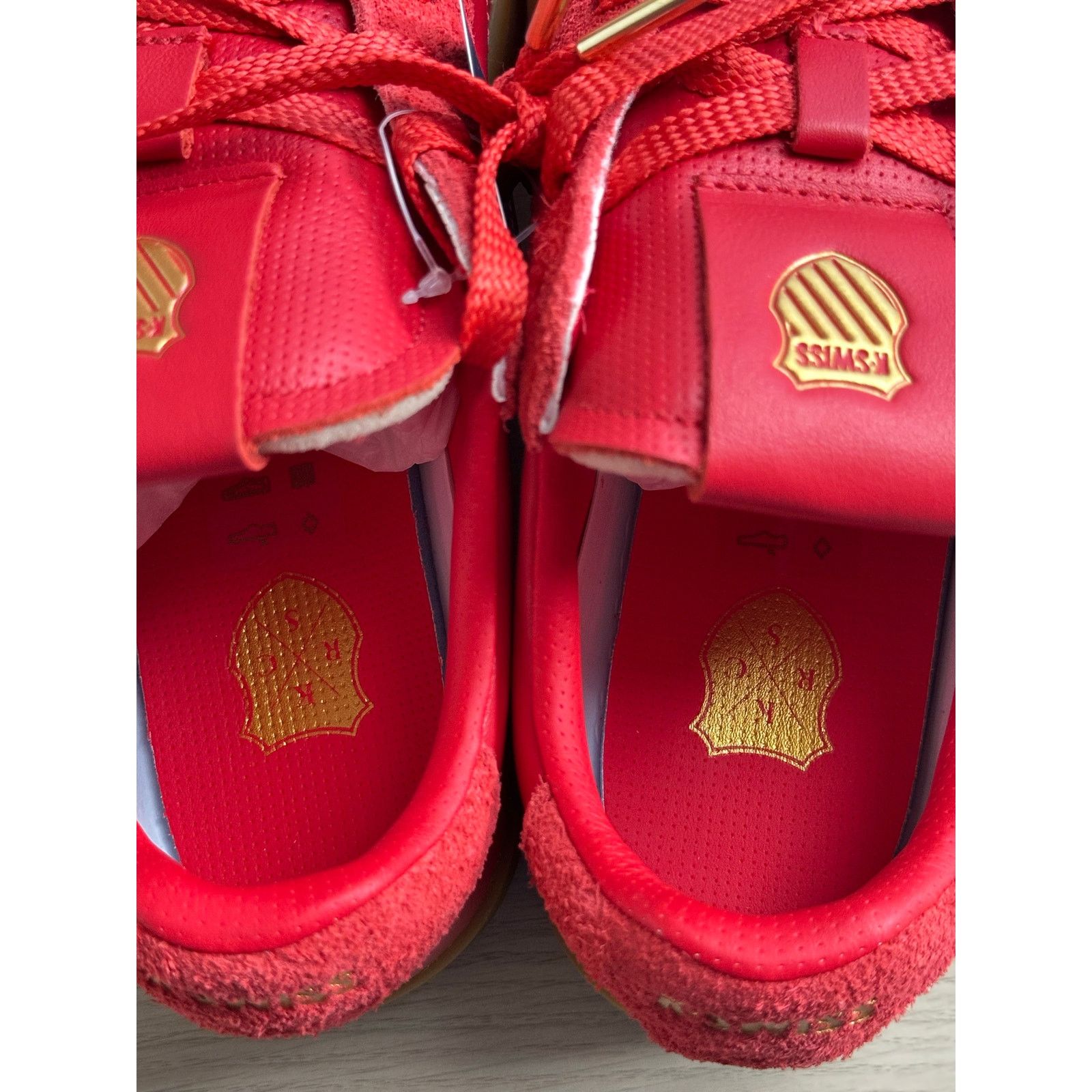 K-Swiss K-Swiss x Anwar Carrots Slamm Klub Red Sneaker - Size 7.5M Size US 7.5 / EU 40-41 - 9 Thumbnail