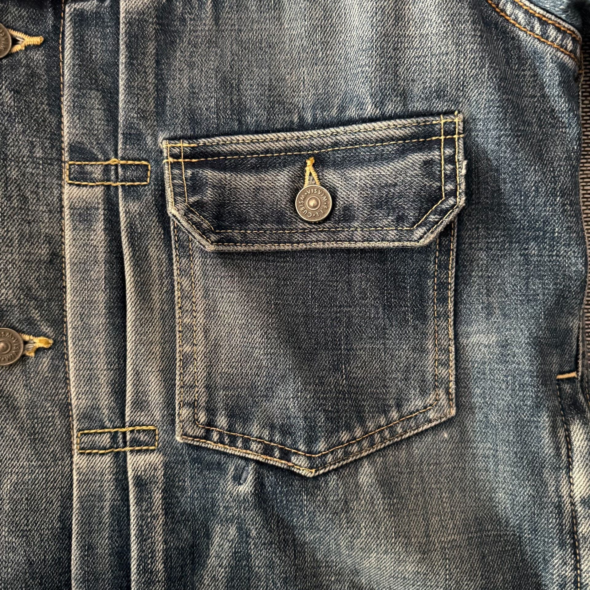Visvim Visvim 102 12aw Type 1 Denim Jacket Size US L / EU 52-54 / 3 - 5 Thumbnail