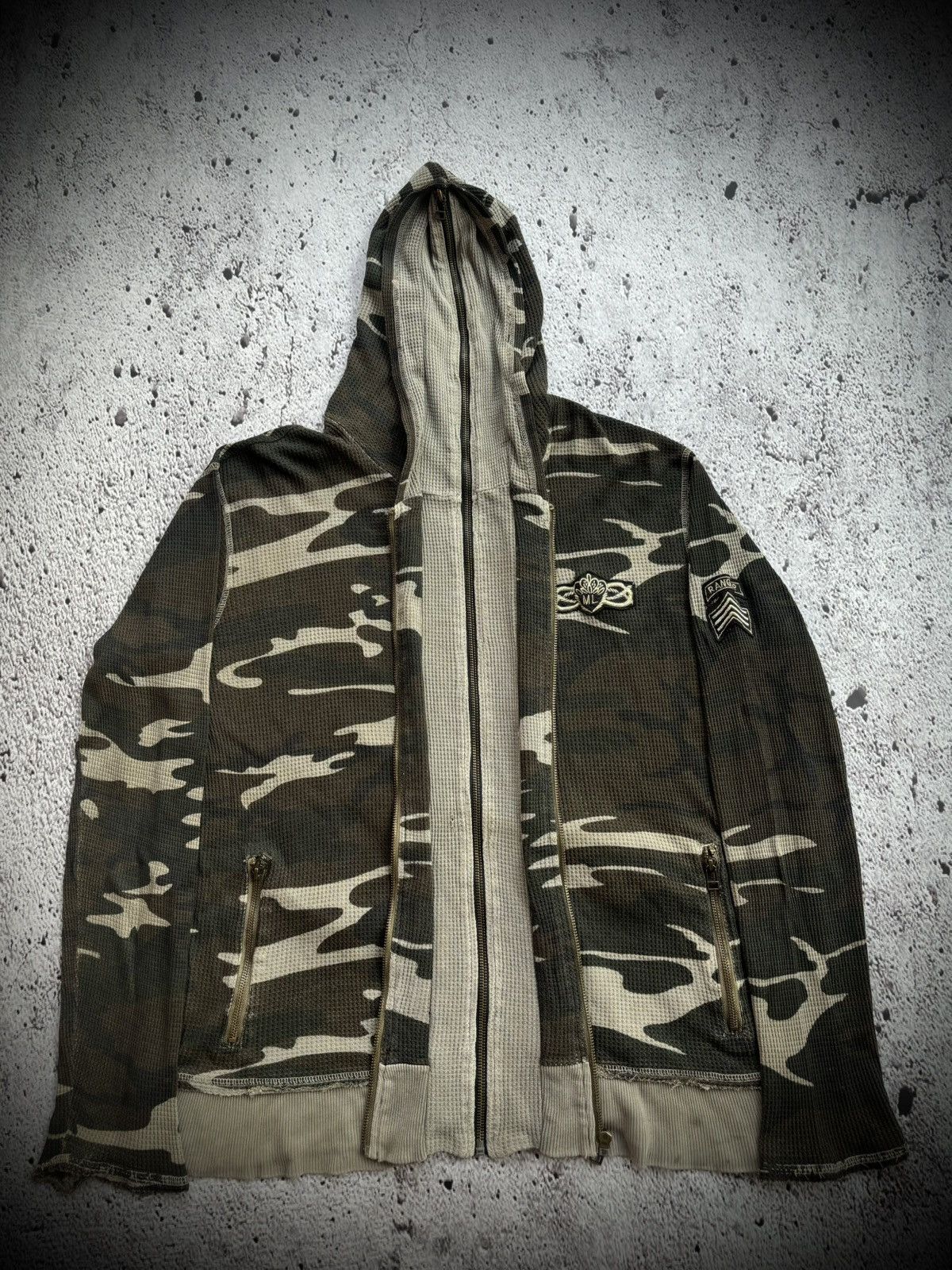 If Six Was Nine Double zipper power to the people black label camo Size US L / EU 52-54 / 3 - 1 Thumbnail