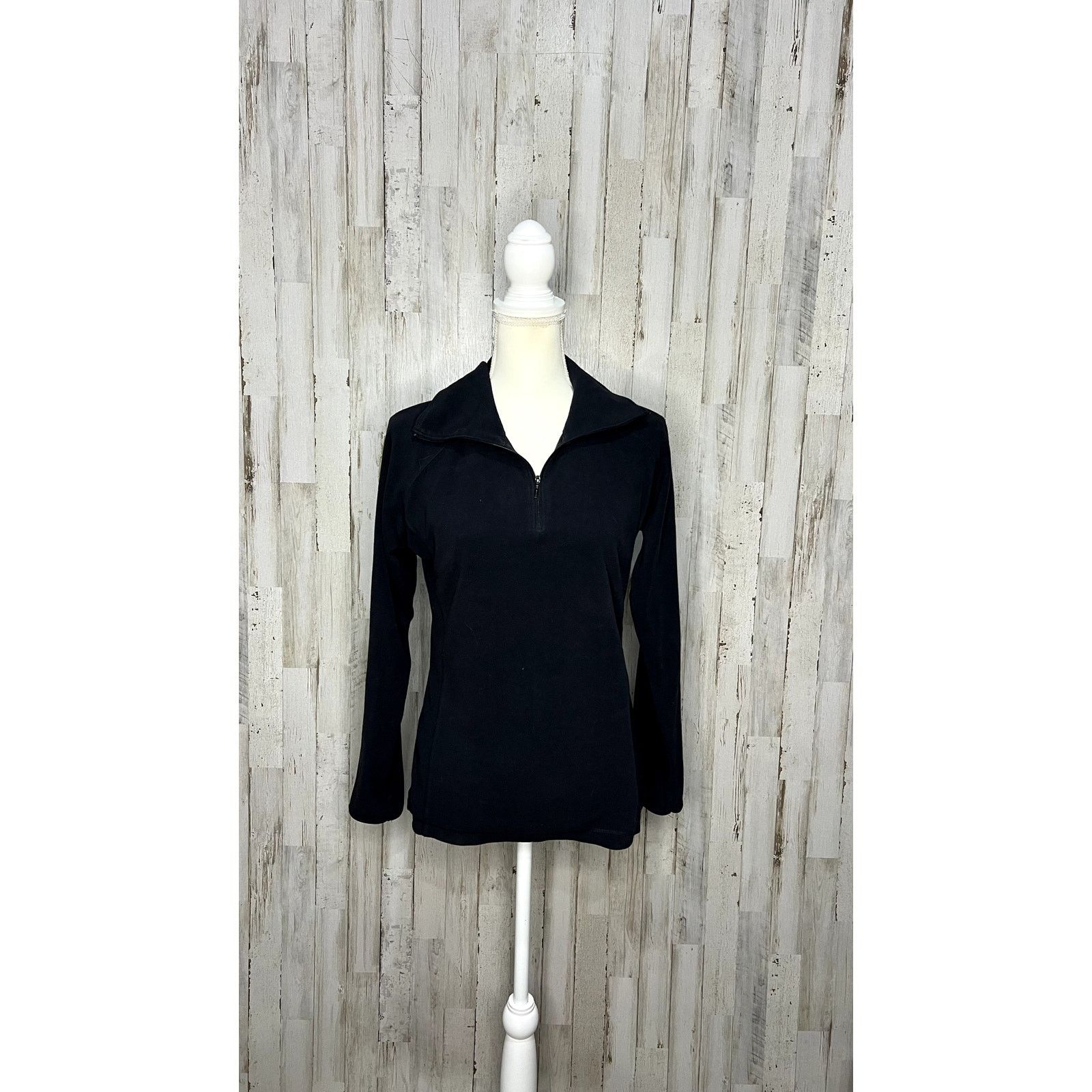 Columbia Columbia Women's Black 1/2 Zip Fleece Pullover Size Medium Size M / US 6-8 / IT 42-44 - 1 Thumbnail