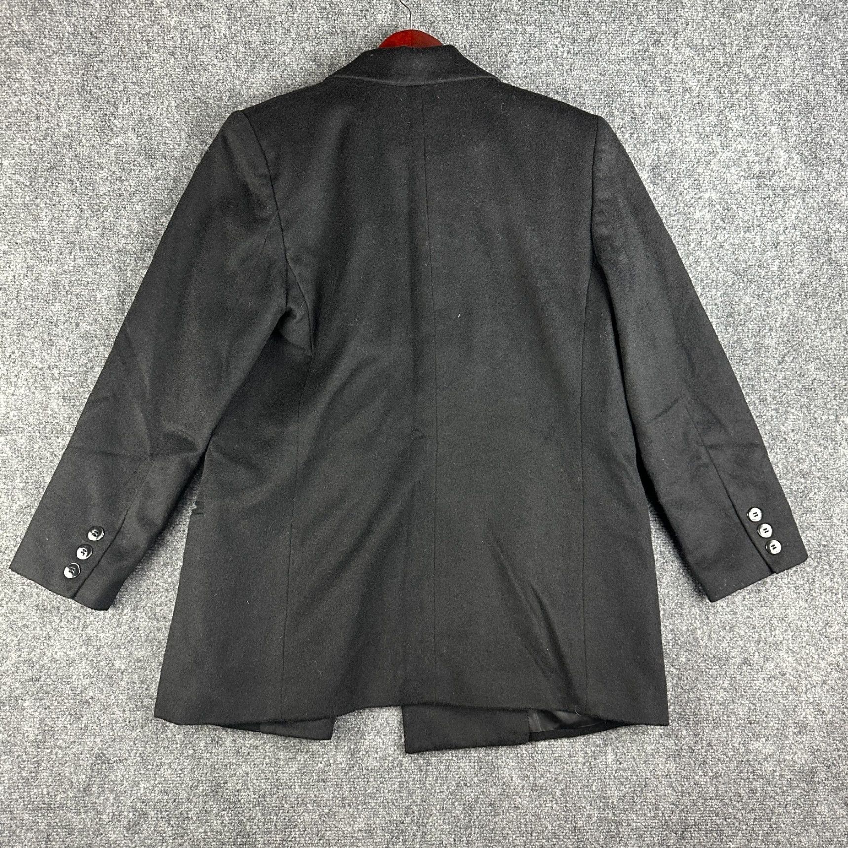 Lord & Taylor Lord & Taylor Jacket Blazer Womens 8P Petite Black Wool Cashmere Lined Pockets Vintage No Size M / US 6-8 / IT 42-44 - 7 Thumbnail