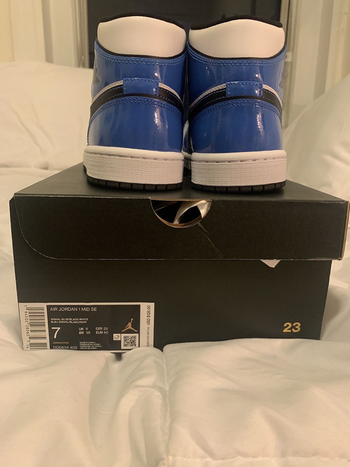Jordan Brand Air Jordan 1 Mid SE ‘Signal Blue’ Size US 7.5 / EU 40-41 - 8 Thumbnail