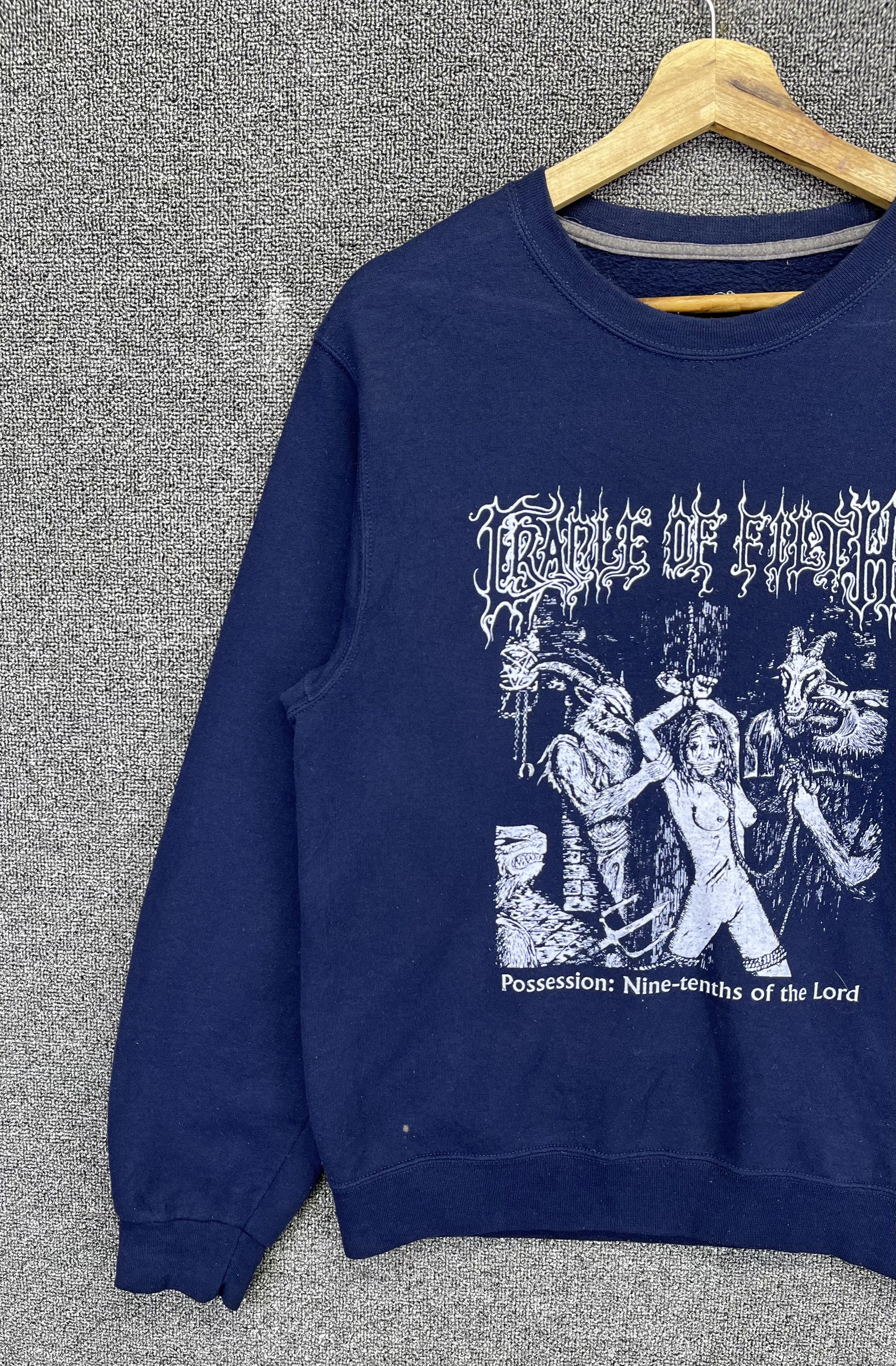 Band Tees Cradle of Filth Punk Rock Band Tees Rare Sweatshirt Size US S / EU 44-46 / 1 - 3 Thumbnail