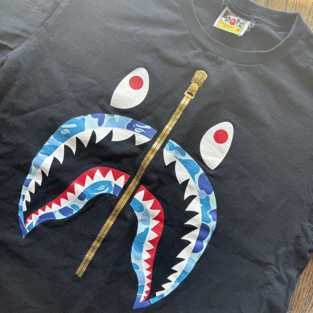 Bape Bape Shark Tee Size US M / EU 48-50 / 2 - 3 Thumbnail