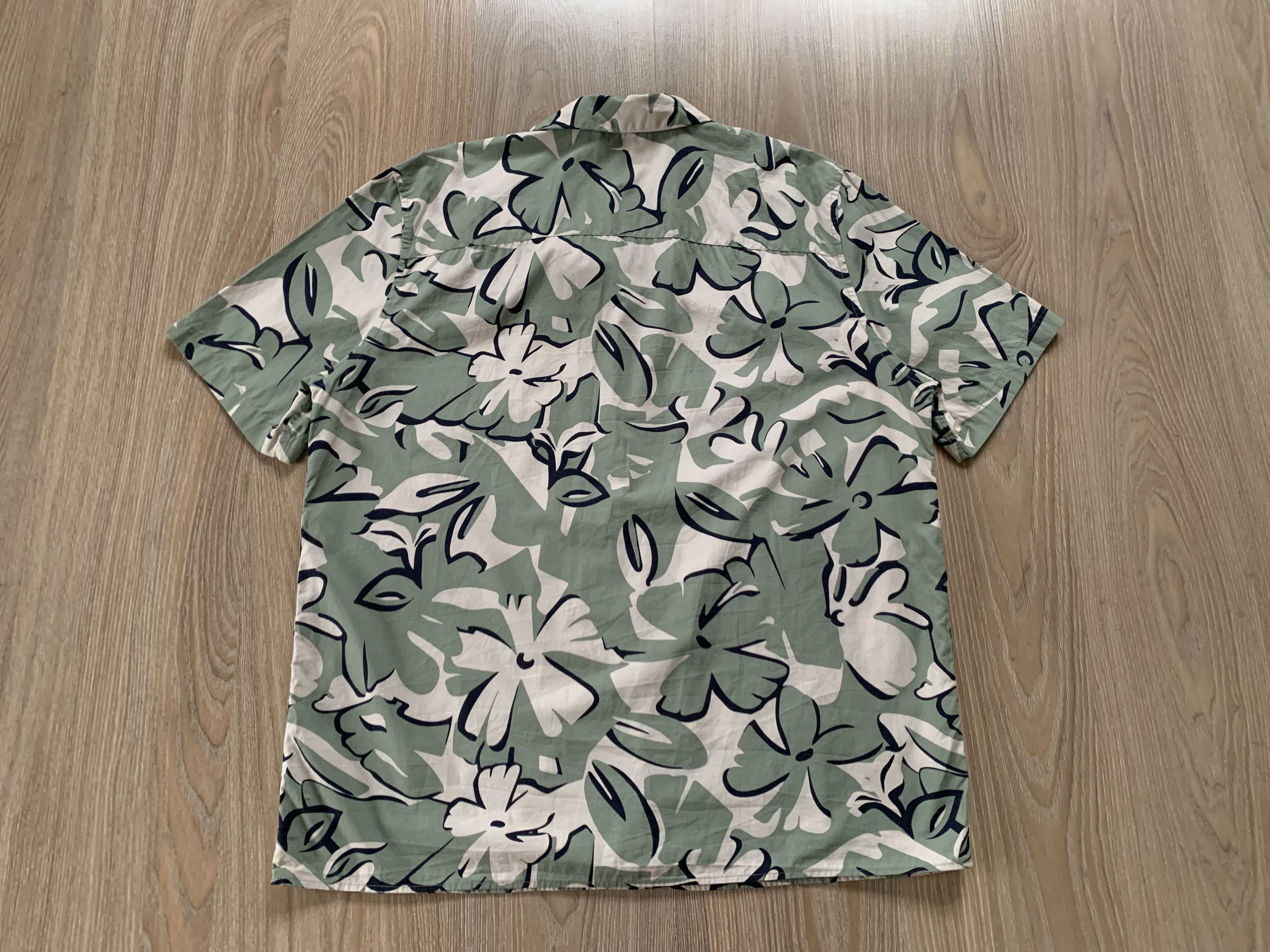 NEXT Next Green Hawaiian Shirt Size US L / EU 52-54 / 3 - 3 Thumbnail