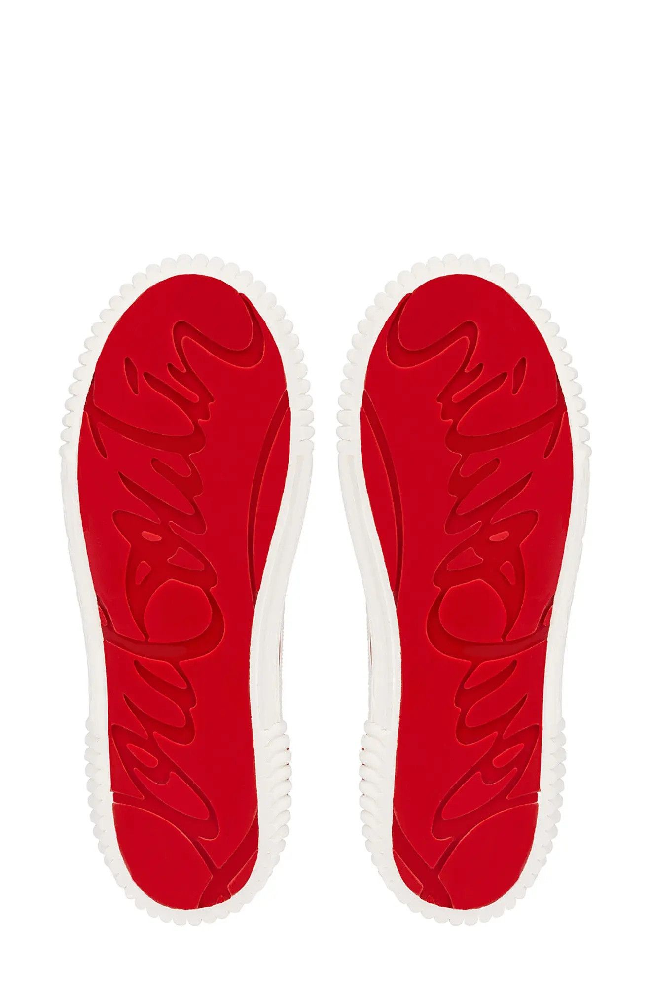 Christian Louboutin o1s1wg110125 Super Pedro Platform Sneaker in White Size US 8 / IT 38 - 5 Thumbnail