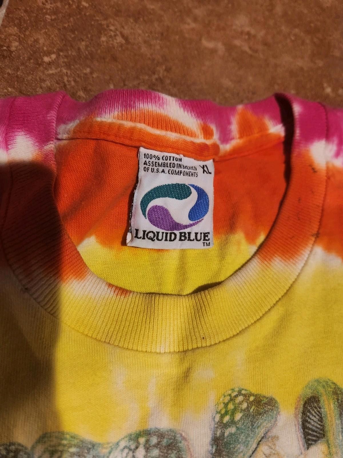 Liquid Blue RARE Vintage 90s Liquid Blue Smoking Elf Gnome Tie Dye XL Size US XL / EU 56 / 4 - 5 Thumbnail