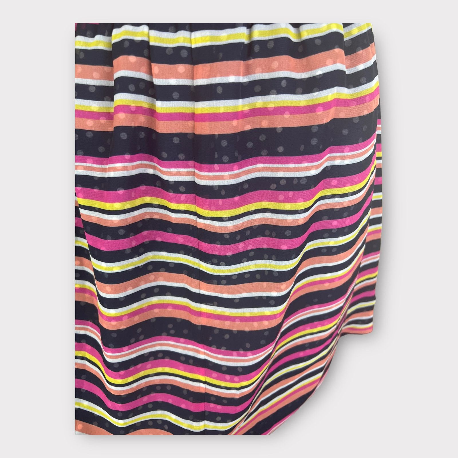 Macys Eyeshadow | Striped Polka Dot Sundress | Medium Size M / US 6-8 / IT 42-44 - 6 Thumbnail