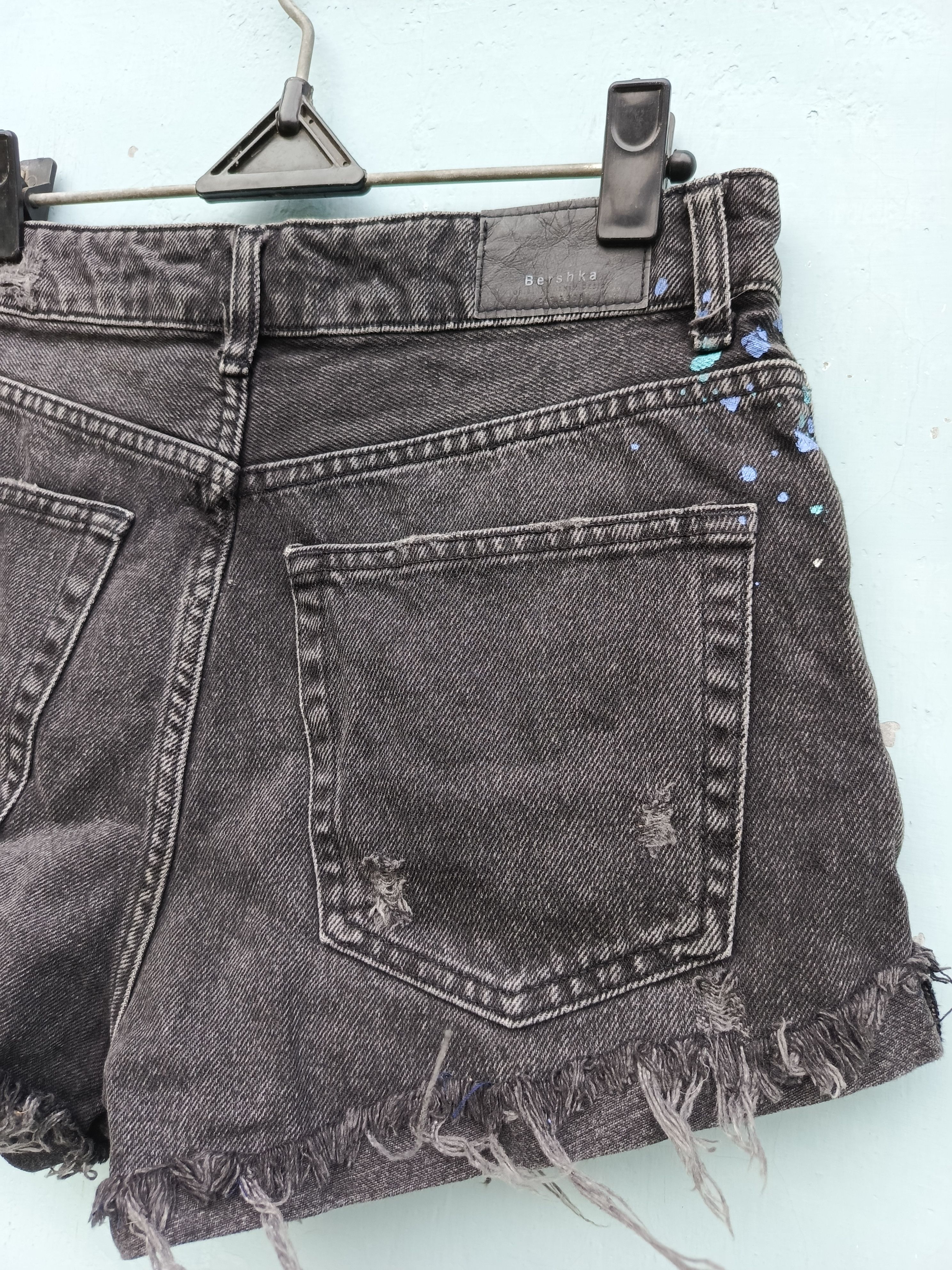 Bershka Distressed denim bershka short pants Size 36" / US 14 / IT 50 - 6 Thumbnail