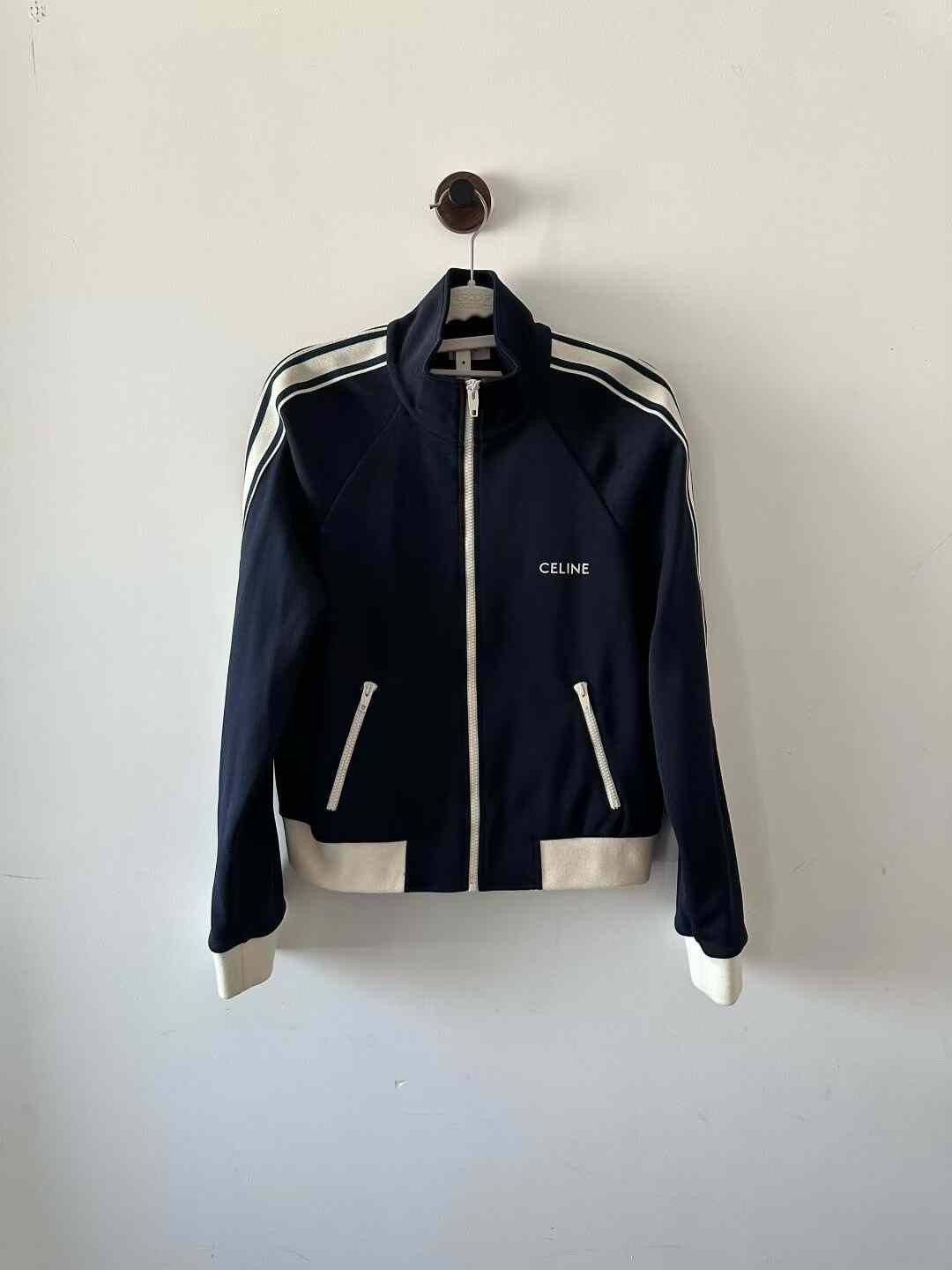 Celine Celine Blue Coat Size L / US 10 / IT 46 - 1 Thumbnail