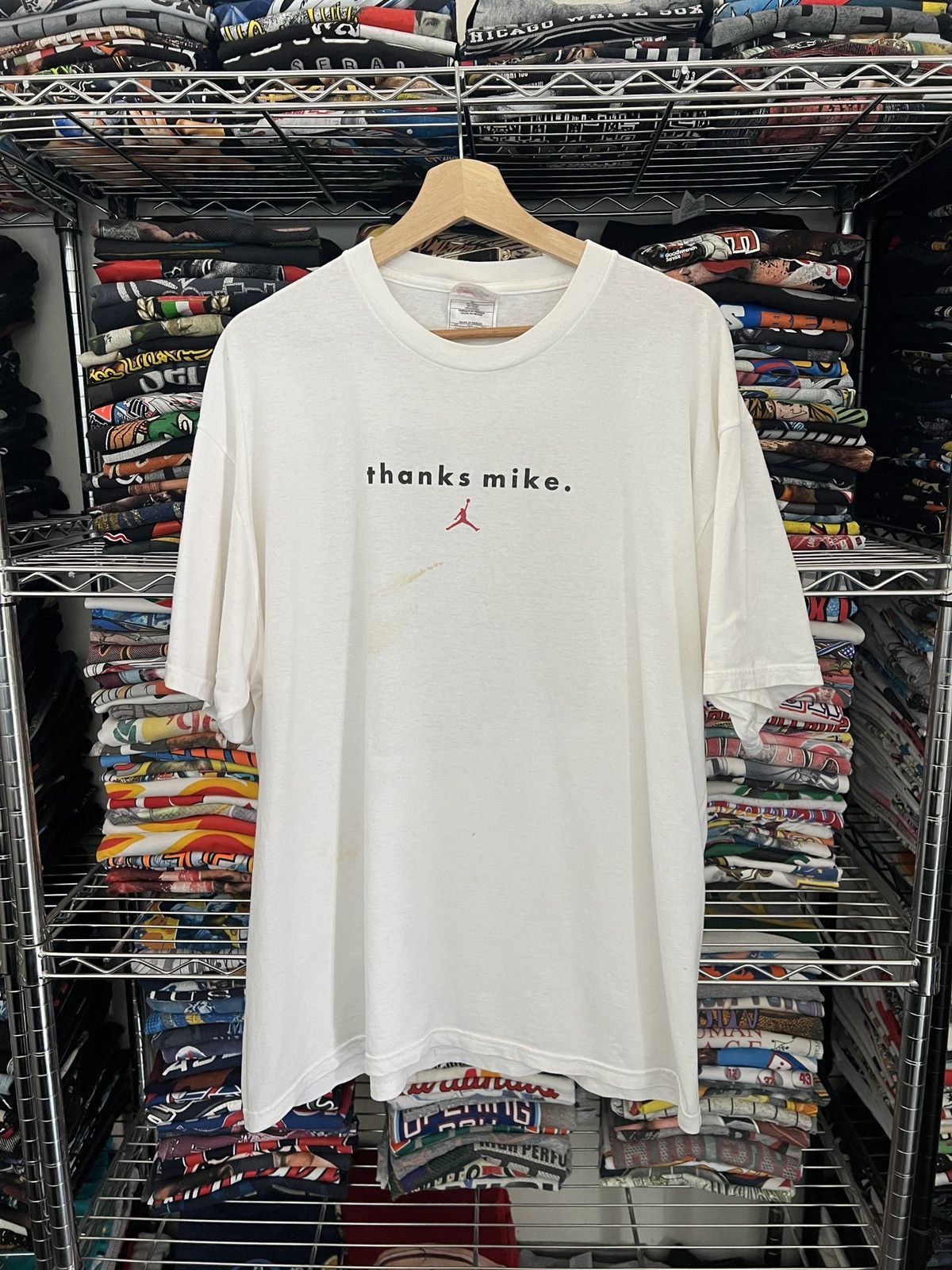 Nike 90s Thanks Mike for Inspiring Us Michael Jordan NBA Tee Size US L / EU 52-54 / 3 - 1 Thumbnail