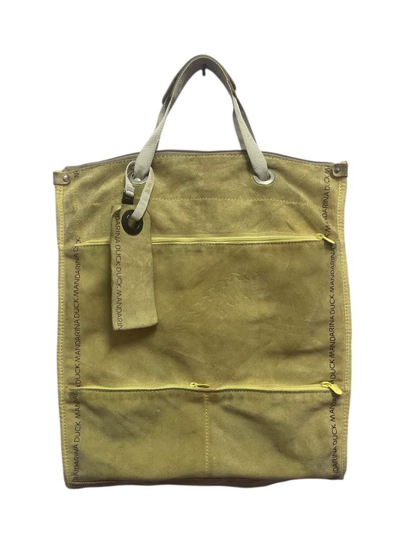 Mandarina Duck Mandarina Duck Leather and Canvas Bag Size ONE SIZE - 1 Thumbnail