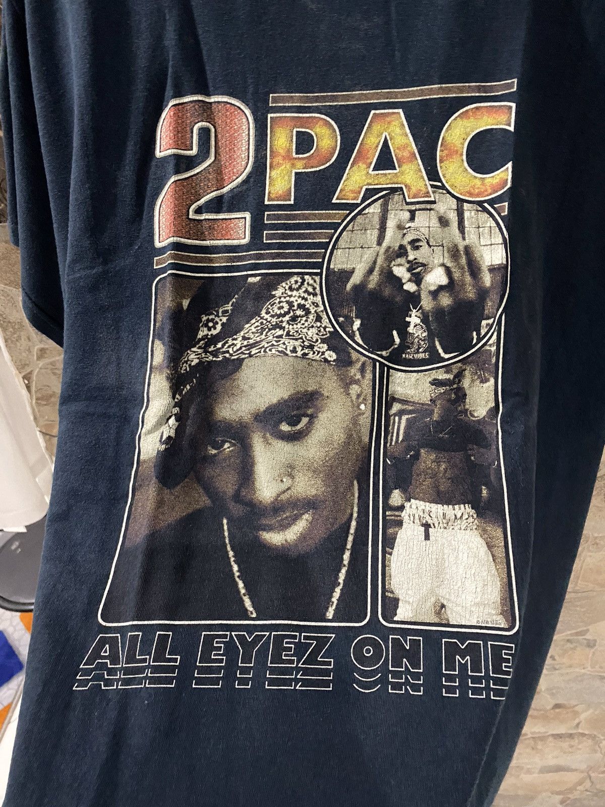 Band Tees × Rap Tees × Vintage Tupac shakur all eyez on me rap tees Size US L / EU 52-54 / 3 - 3 Thumbnail