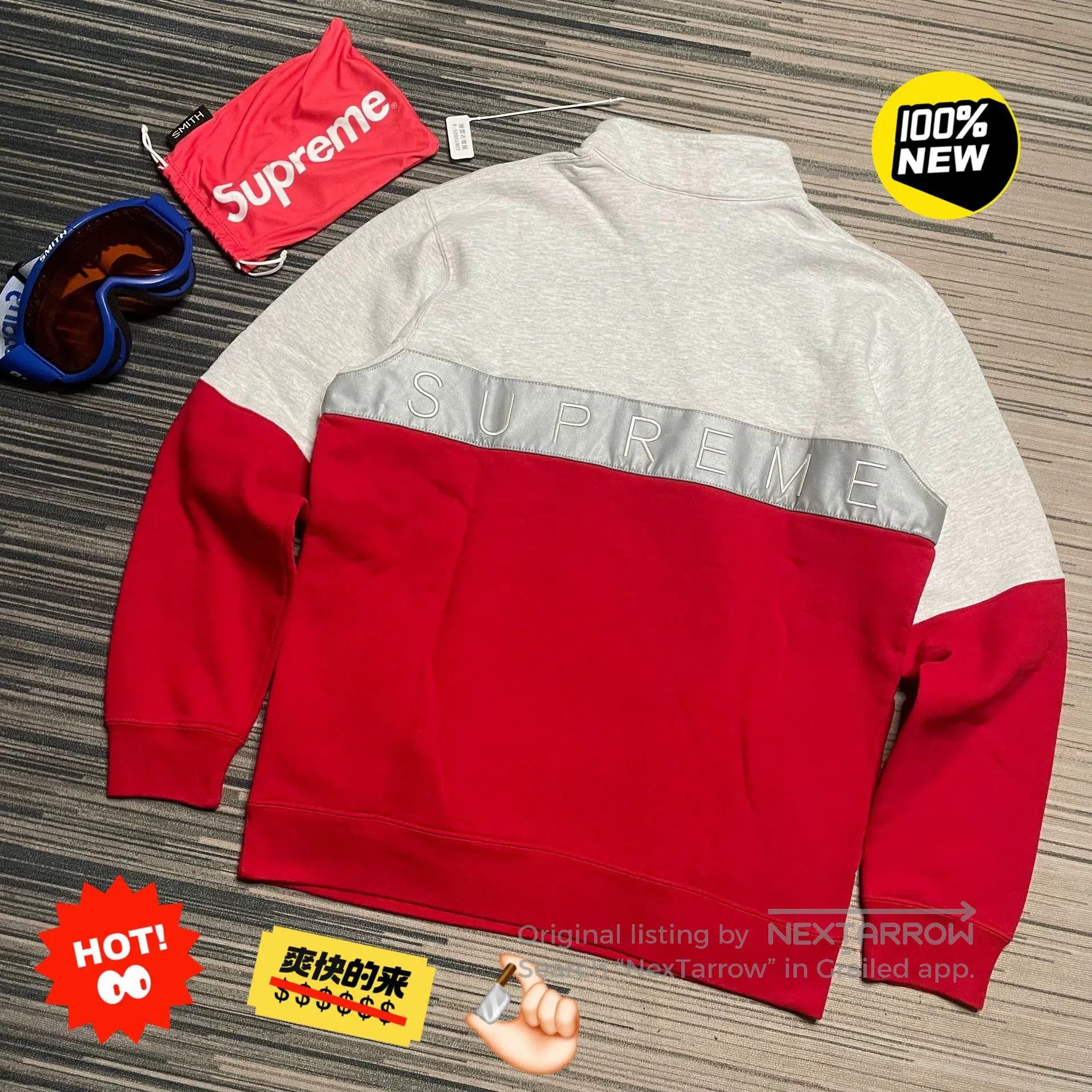 Supreme Supreme 3M Reflective Logo Half. Size US L / EU 52-54 / 3 - 1 Thumbnail