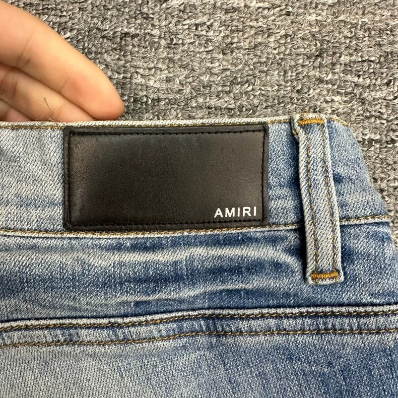 Amiri Amiri Blue Diamond Note Jeans Size US 30 / EU 46 - 7 Thumbnail