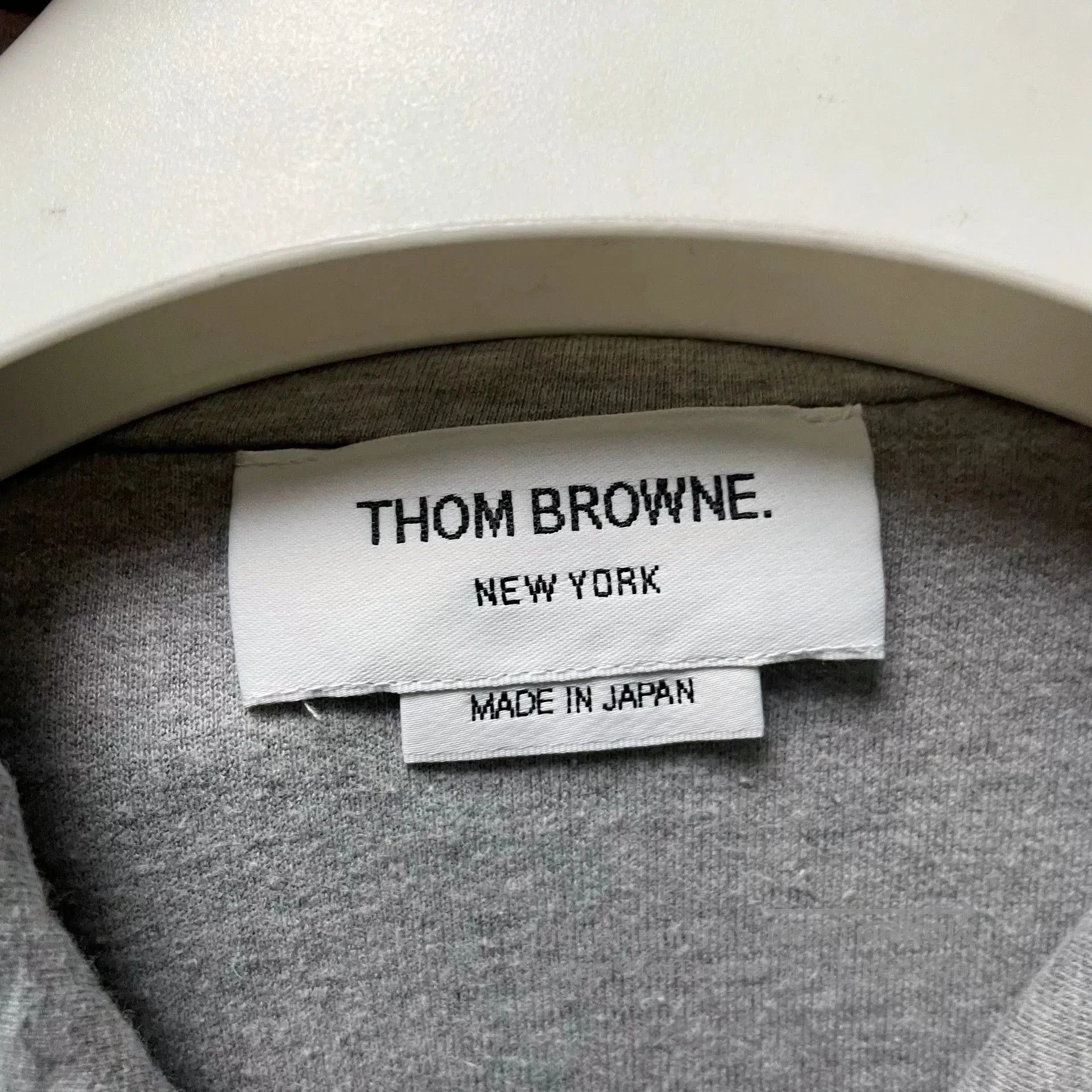 Thom Browne Thom Browne Gray Stripe Zip Hoodie. Size US M / EU 48-50 / 2 - 4 Thumbnail