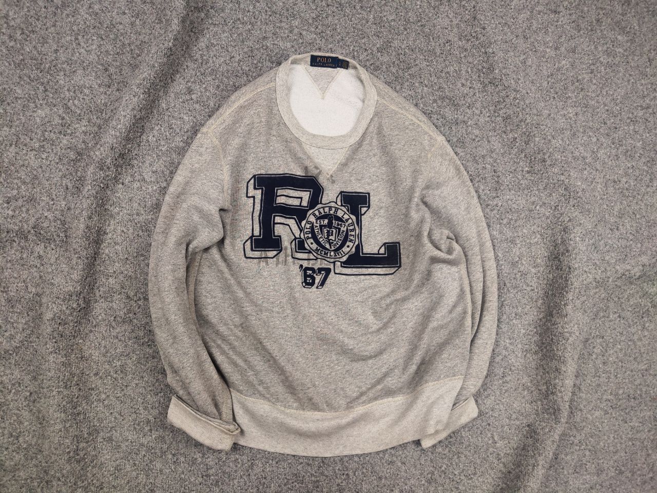 Polo Ralph Lauren Polo Ralph Lauren athletic division Military Sweatshirt Size US L / EU 52-54 / 3 - 1 Thumbnail