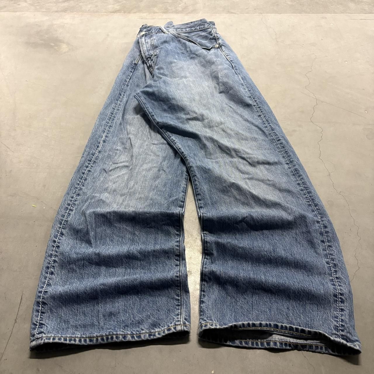 Gap Crazy Vintage Y2K/2000s Super Baggy Loose Fit Skater Style Streetwear Medium Blue Wash Gap Denim Jeans! Size US 38 / EU 54 - 3 Thumbnail