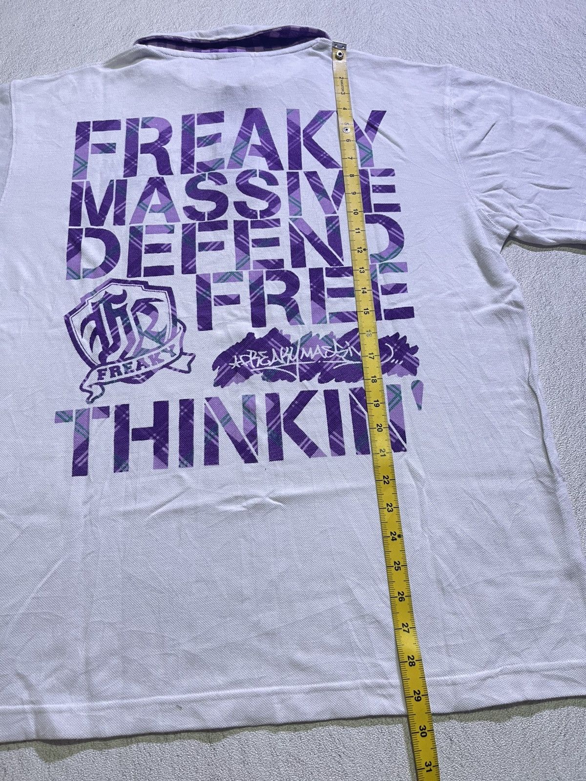 Hysteric Glamour Y2K FREAKY MASSIVE short tshirt back print style Size US XL / EU 56 / 4 - 10 Thumbnail