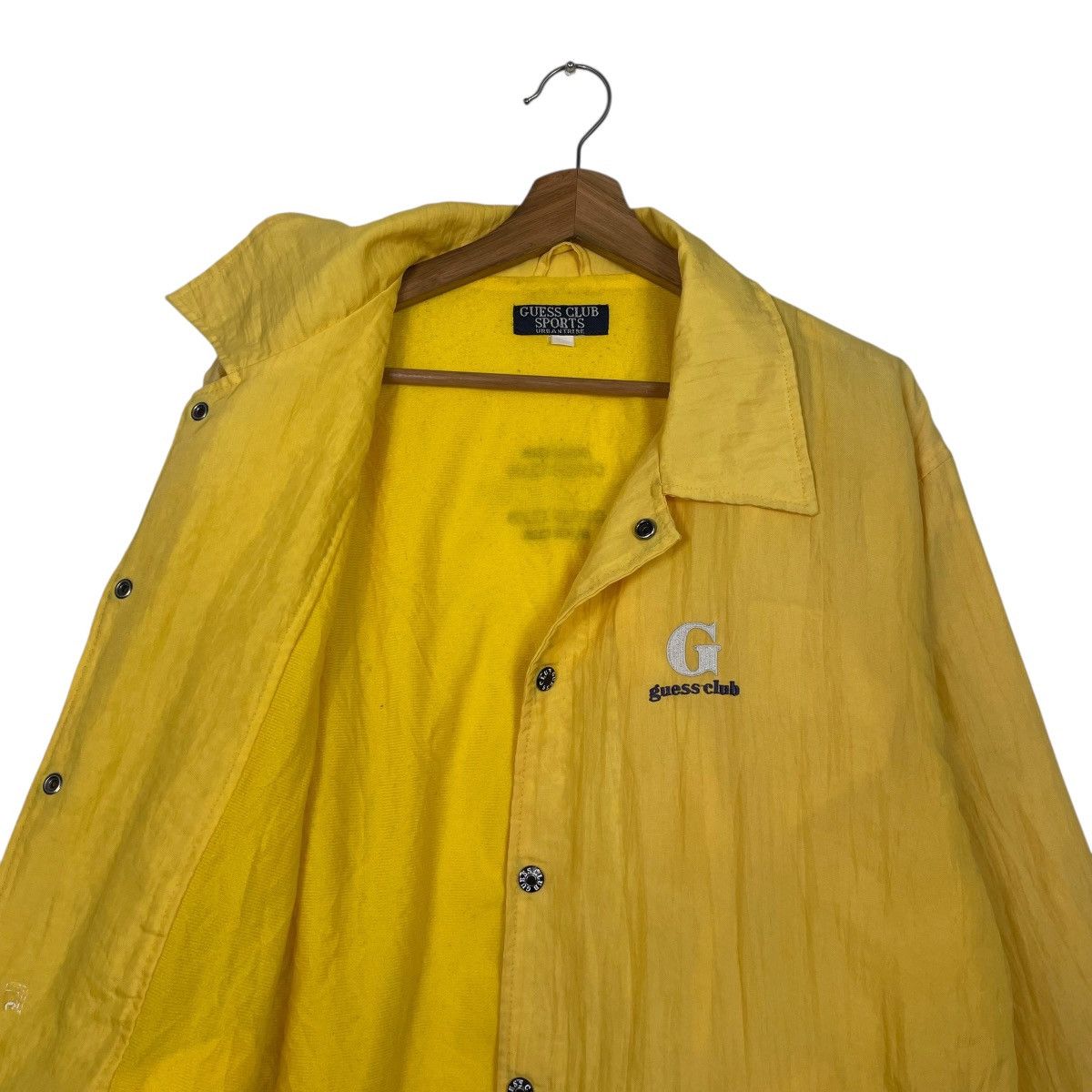 Guess Guess Club Sports Yellow Jacket Size US L / EU 52-54 / 3 - 10 Thumbnail