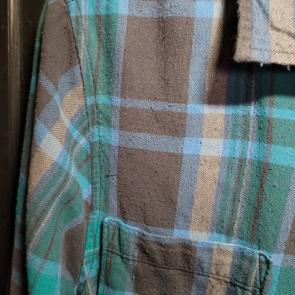 Quiksilver Quicksilver, shirt, Flannel, green/brown, NWOT, Size XSmall Size US XS / EU 42 / 0 - 3 Thumbnail
