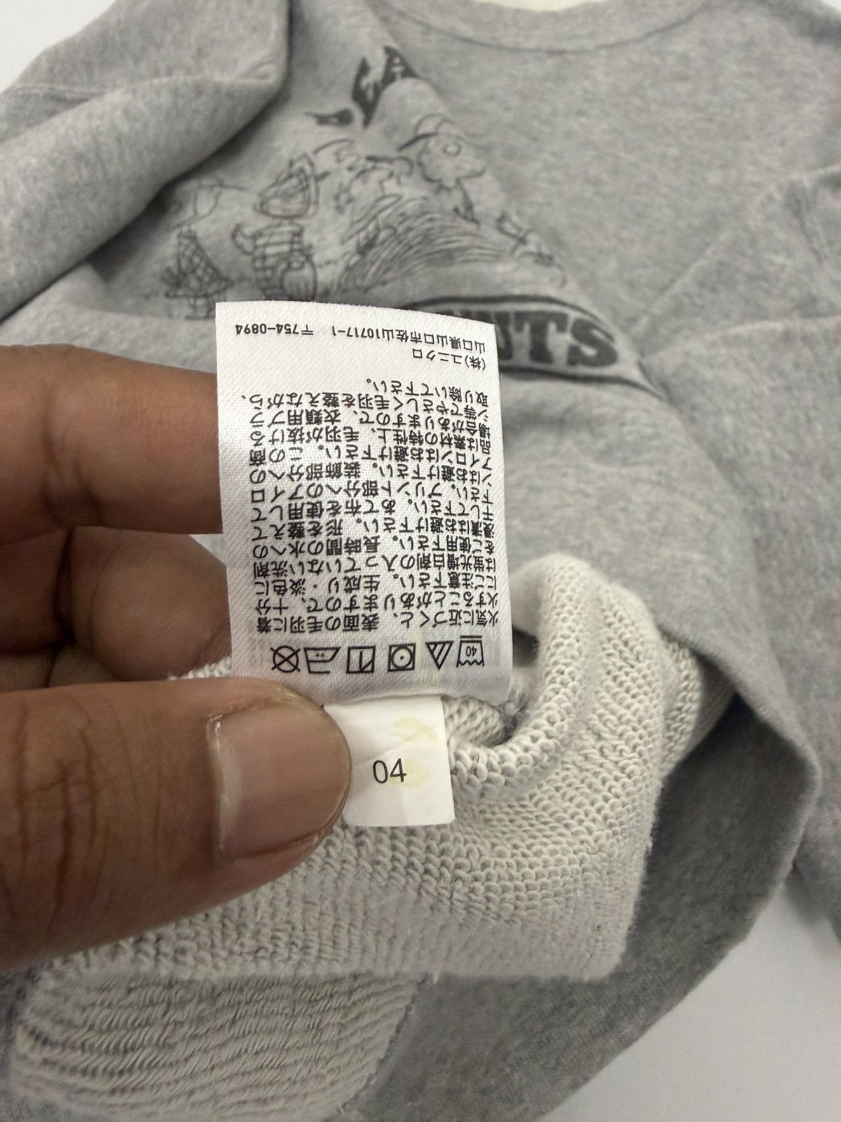 Peanuts 🔥 Y2K Uniqlo Peanut Snoopy Family big Print logo Sweatshirt Size US S / EU 44-46 / 1 - 9 Thumbnail