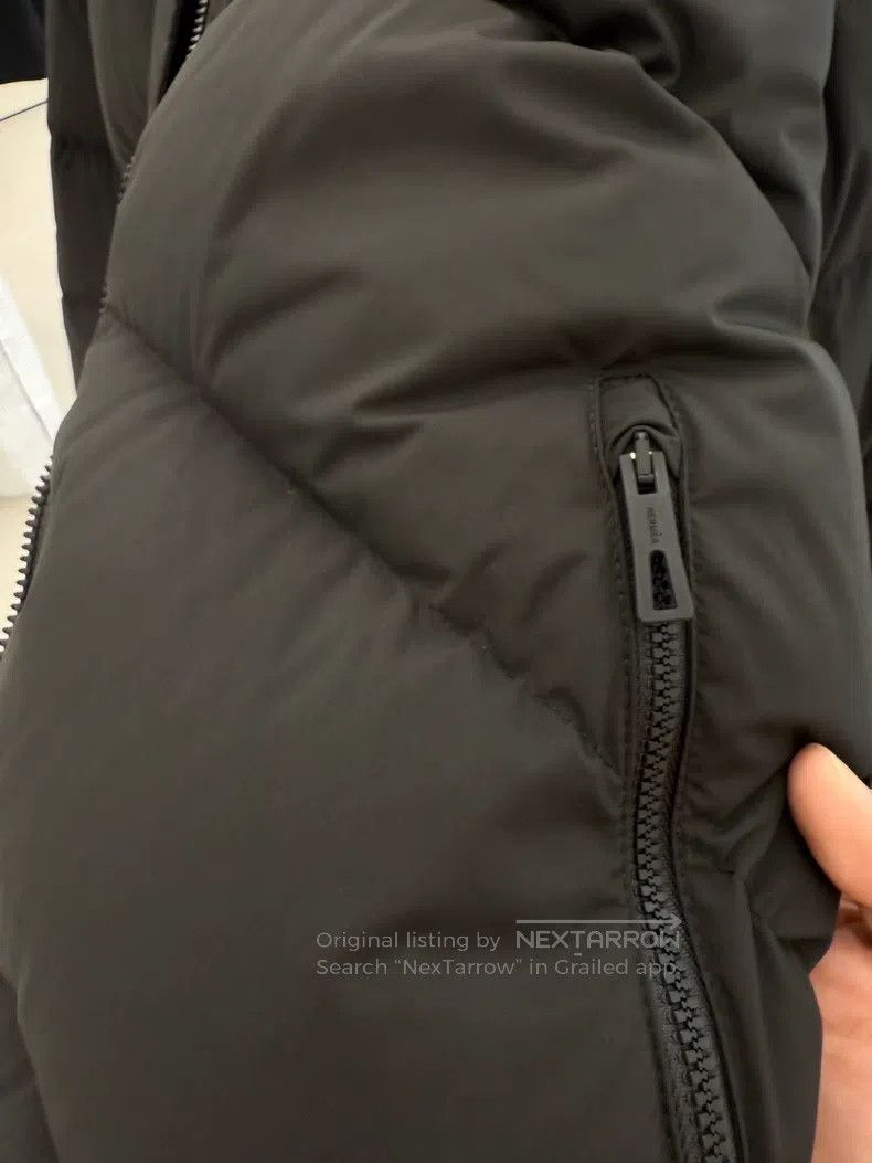 Hermes Hermes Winter black mid-length down jacket Size S / US 4 / IT 40 - 4 Thumbnail