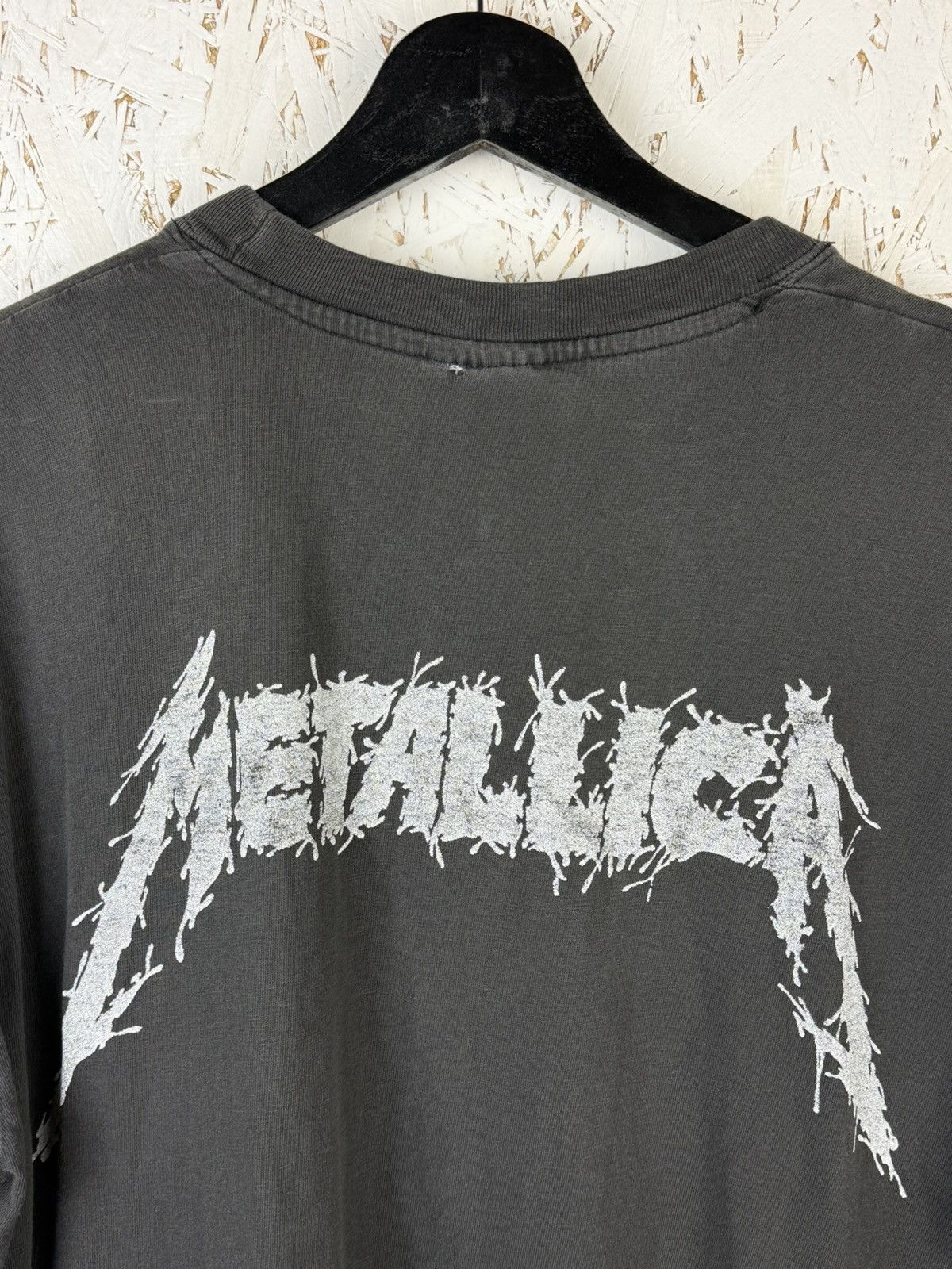 Band Tees 90s Metallica Boot Metal Band Snake Skull Distressed T-Shirt Size US XL / EU 56 / 4 - 6 Thumbnail