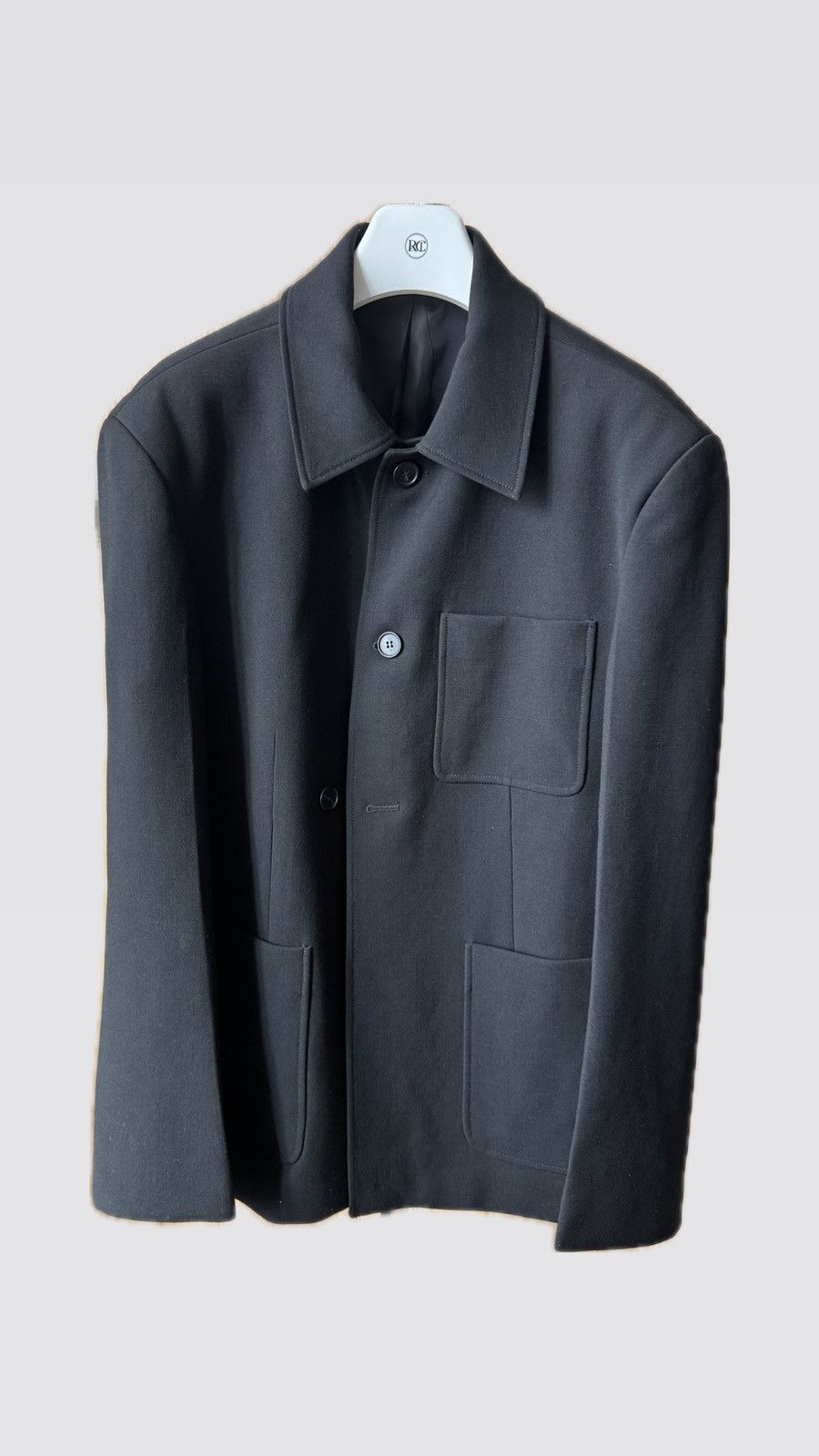 RECTO RECTO Virgin Wool Black Jacket XL Size US XL / EU 56 / 4 - 8 Thumbnail