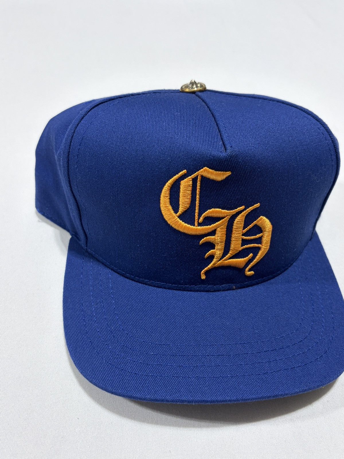 Chrome Hearts Chrome Hearts CH Baseball Cap Blue/Yellow Size ONE SIZE - 2 Thumbnail