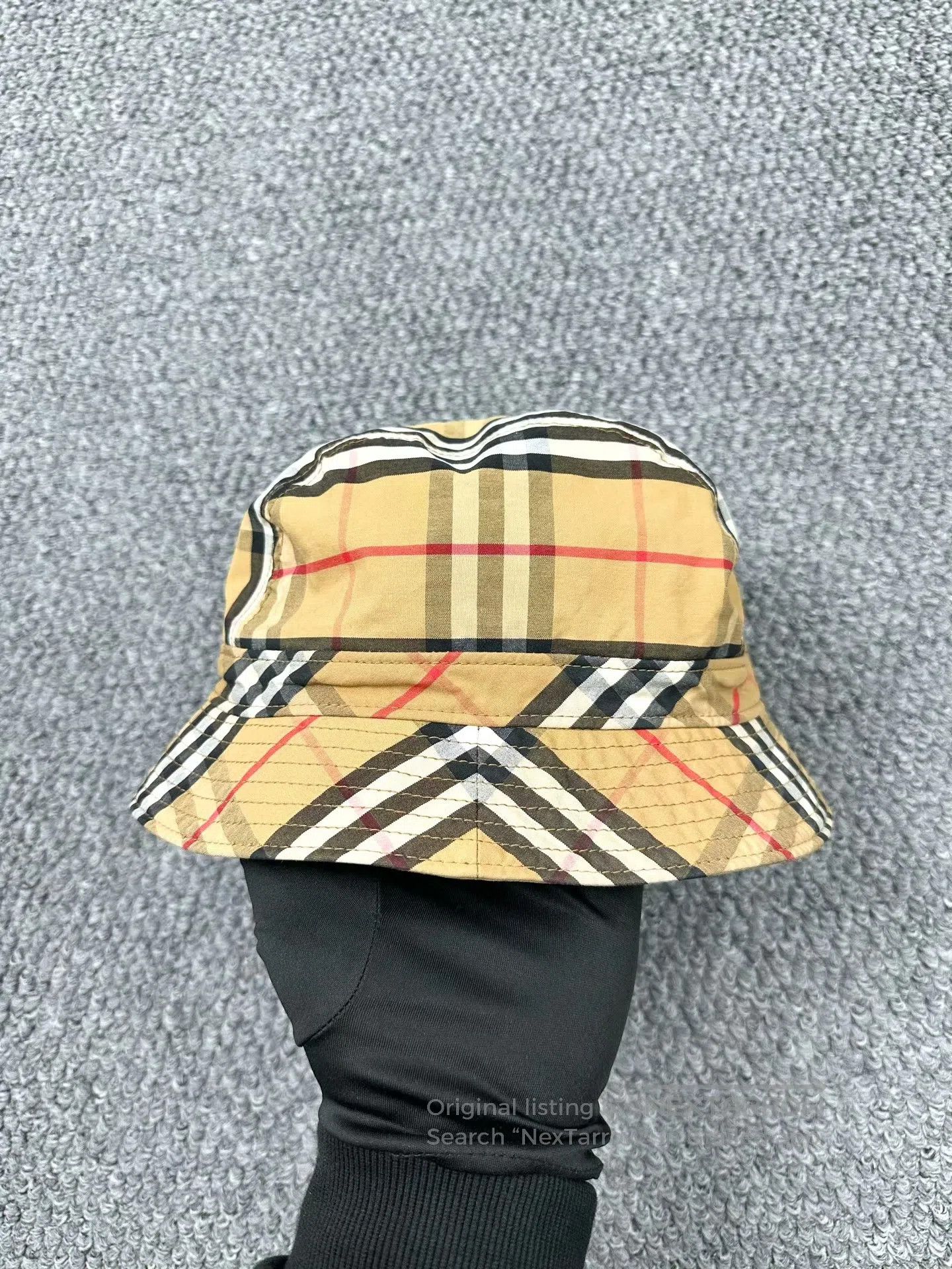 Burberry Burberry size L Classic khaki check fisherman's hat| Size ONE SIZE - 2 Thumbnail