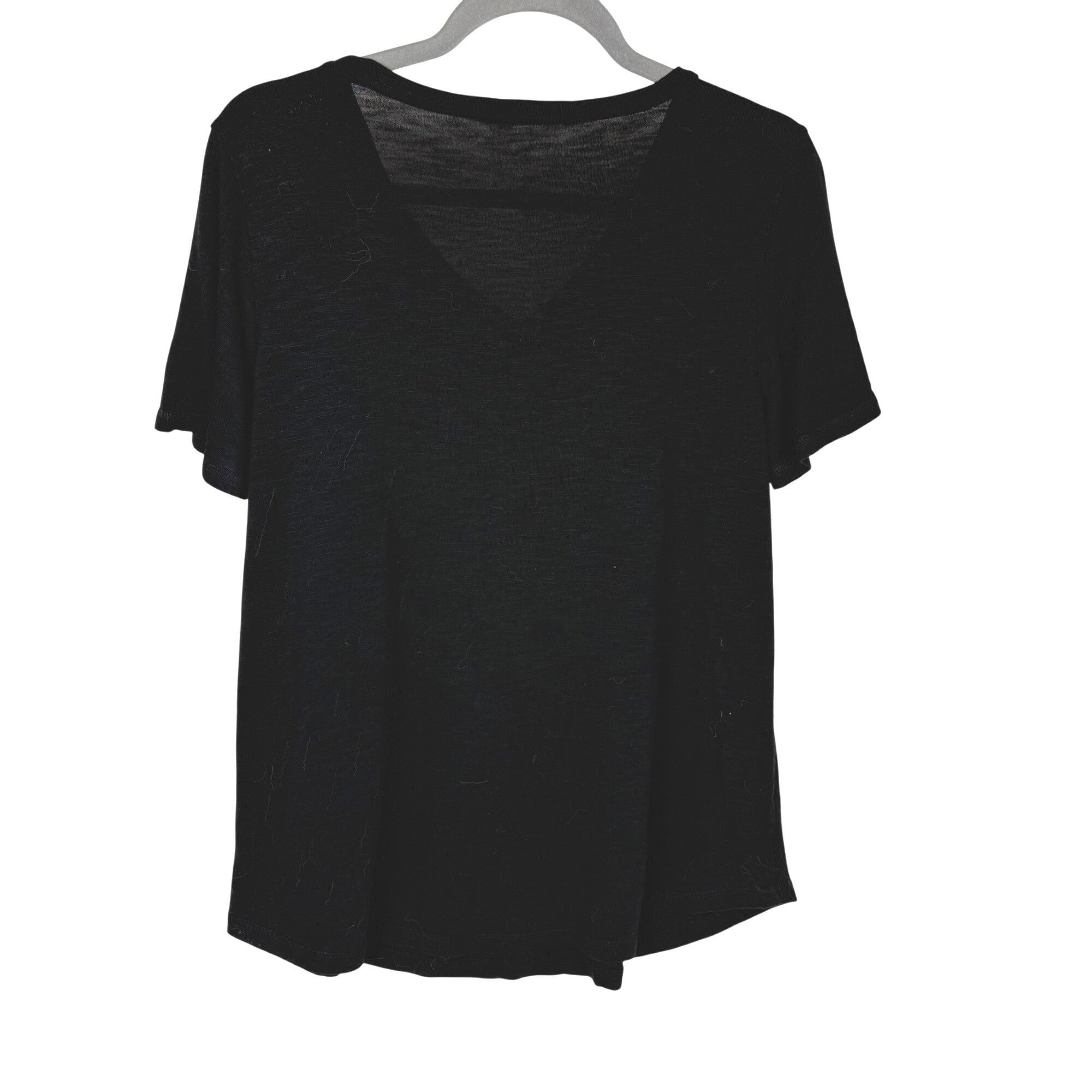 Jessica Simpson Jessica Simpson Women's Flutter Sleeve Tee Relaxed Fit V-Nec Size L / US 10 / IT 46 - 3 Thumbnail