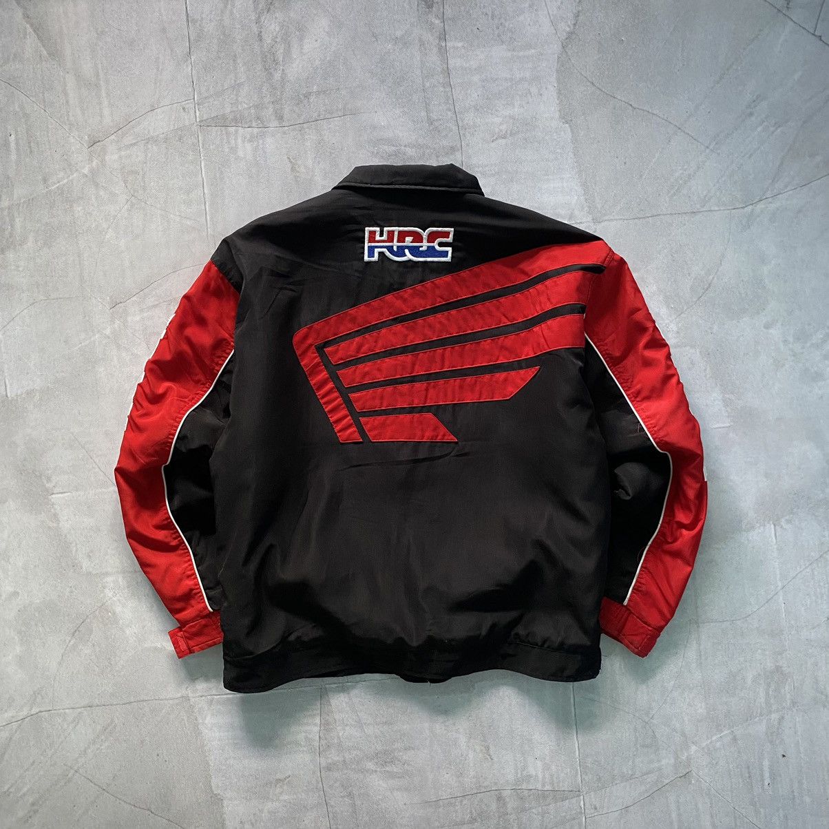 Honda Vintage 90s Honda HRC Racing Ferrari Red Bull Style Jacket Size US XL / EU 56 / 4 - 2 Thumbnail