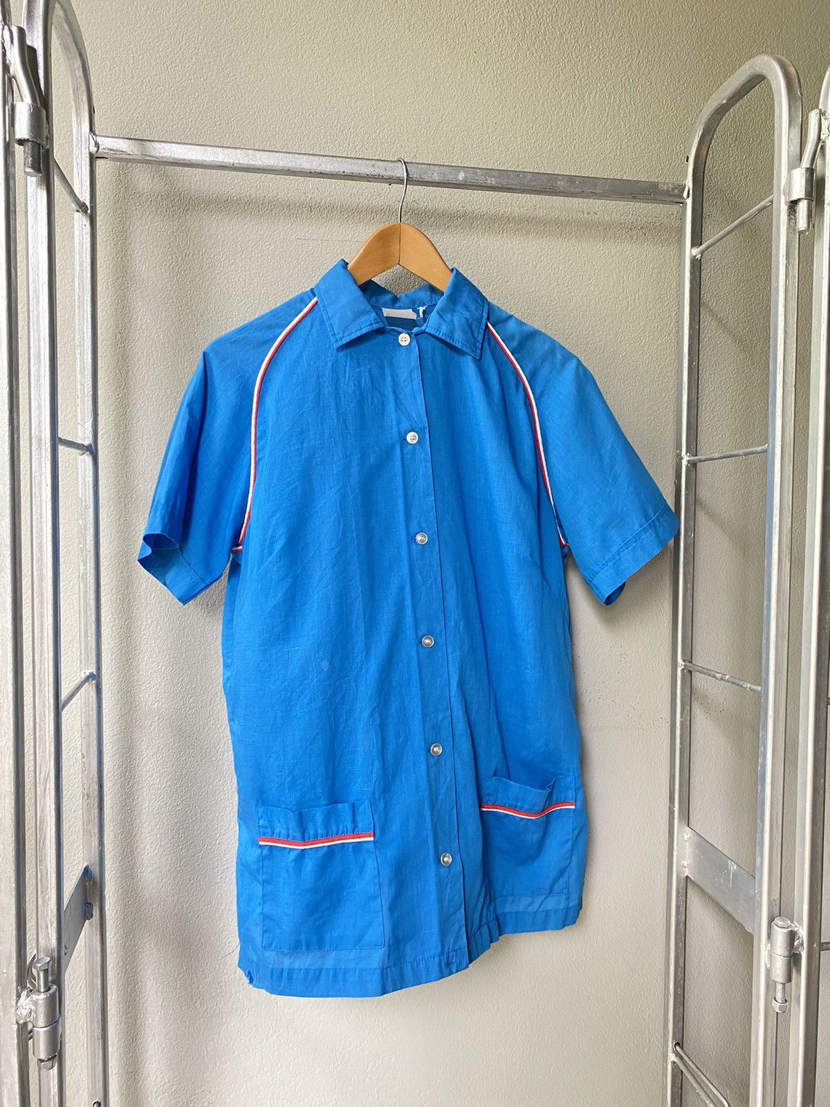 Vintage Go to hell demonstrators embroidery bowling shirt Size ONE SIZE - 11 Thumbnail