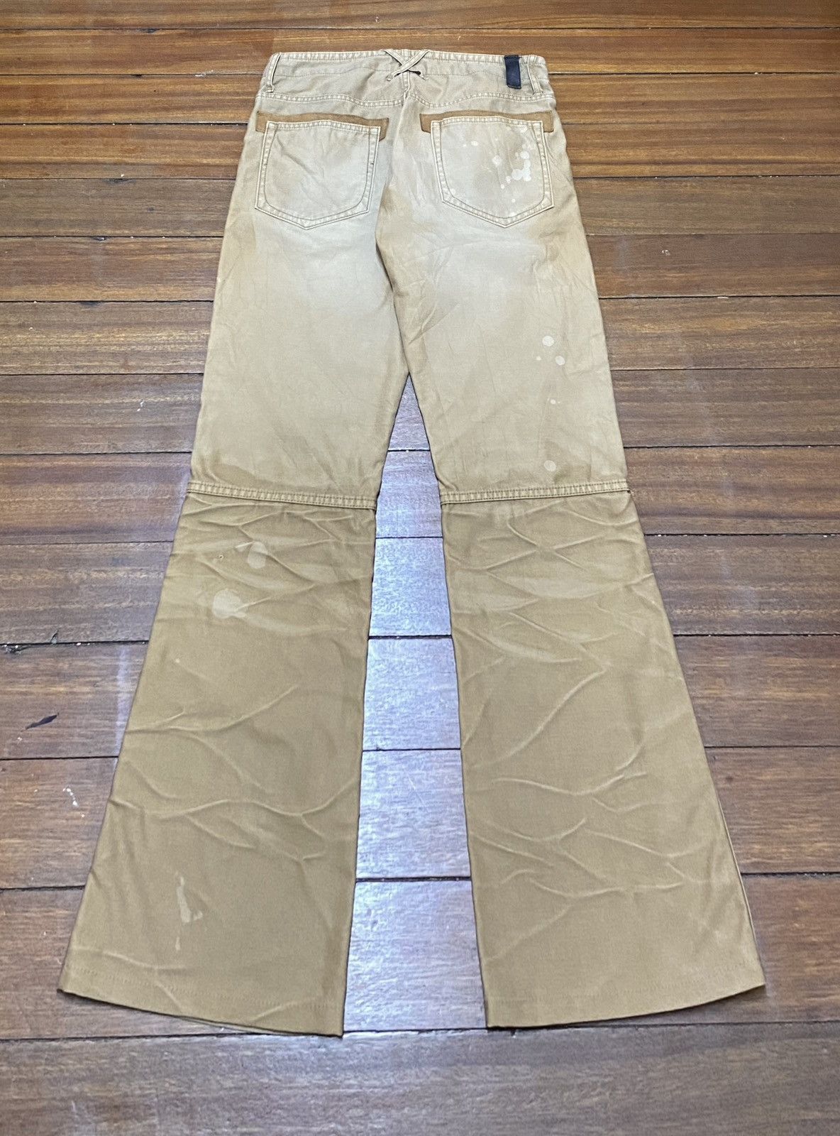 Isamu Katayama Backlash Isamu Katayama Backlash - Flared Pants Leather Pockets Size US 28 / EU 44 - 2 Thumbnail