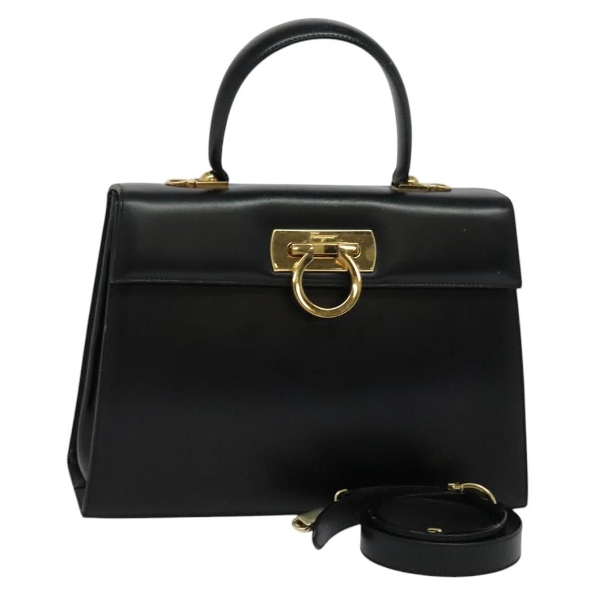 Salvatore Ferragamo Salvatore Ferragamo Gancini Convertible Top Handle Bag Leather Size ONE SIZE - 1 Thumbnail
