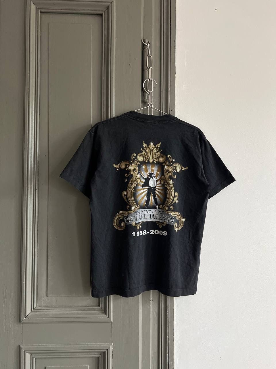 Band Tees × Michael Jackson Michael Jackson 1958-2009 King Of Pop Singer Promo Tee Band Size US M / EU 48-50 / 2 - 4 Thumbnail