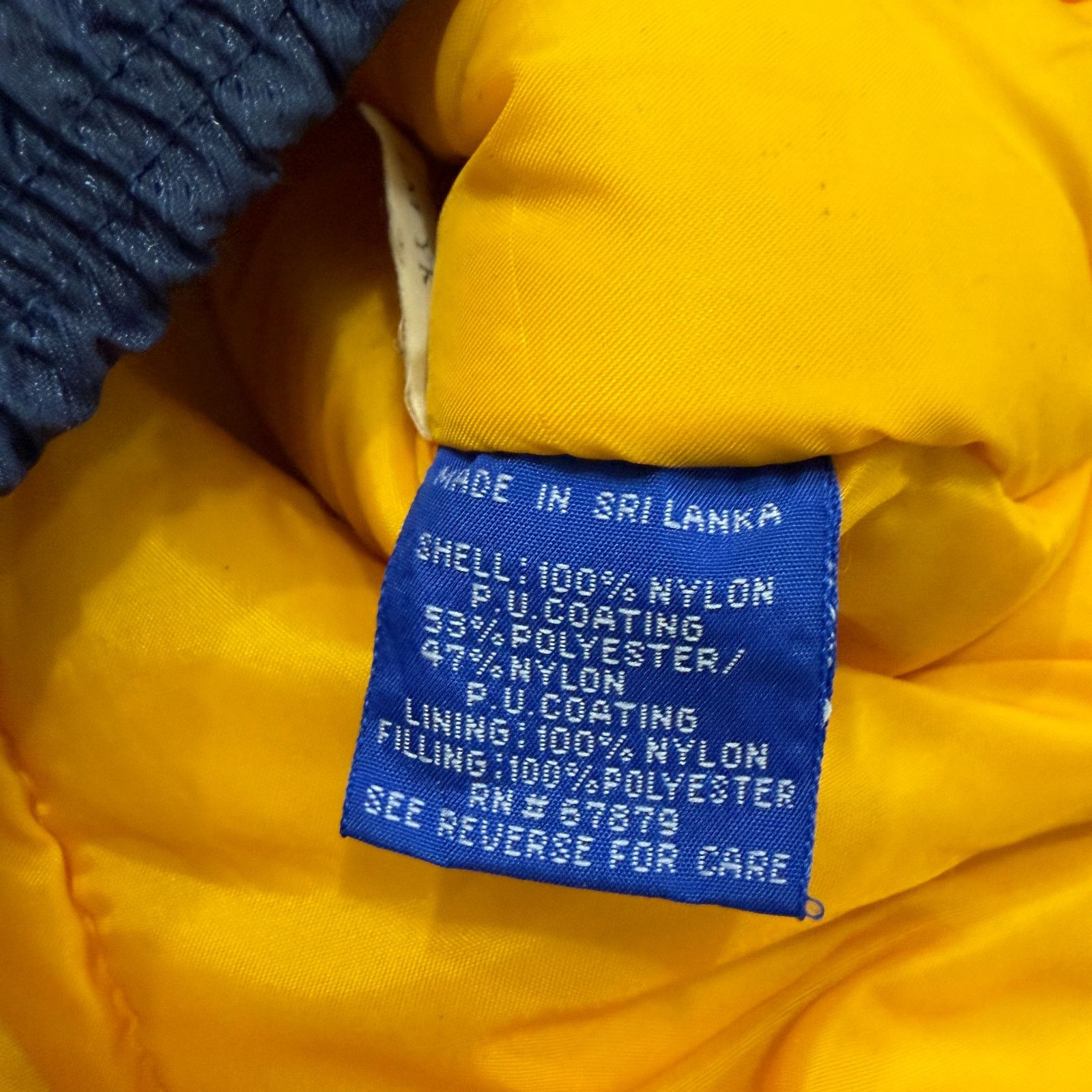 Vintage Vintage Starter Michigan Wolverines Jacket XL Blue Yellow Size US XL / EU 56 / 4 - 8 Thumbnail