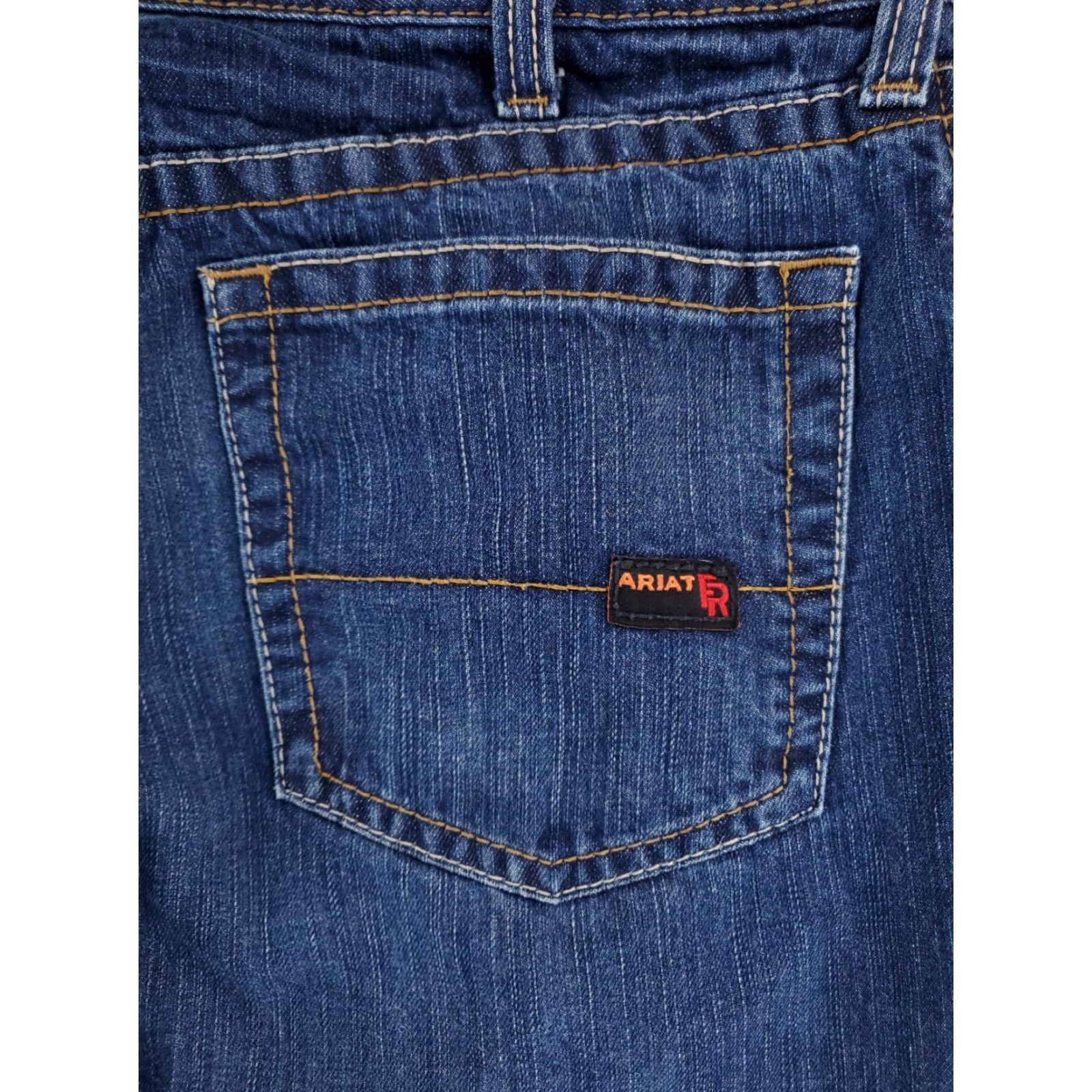 Ariat Ariat M4 Low Rise FR Jeans Work Mens 40 x 32 Inseam 30 Blue Bootcut Jeans Mens Size US 40 / EU 56 - 7 Thumbnail