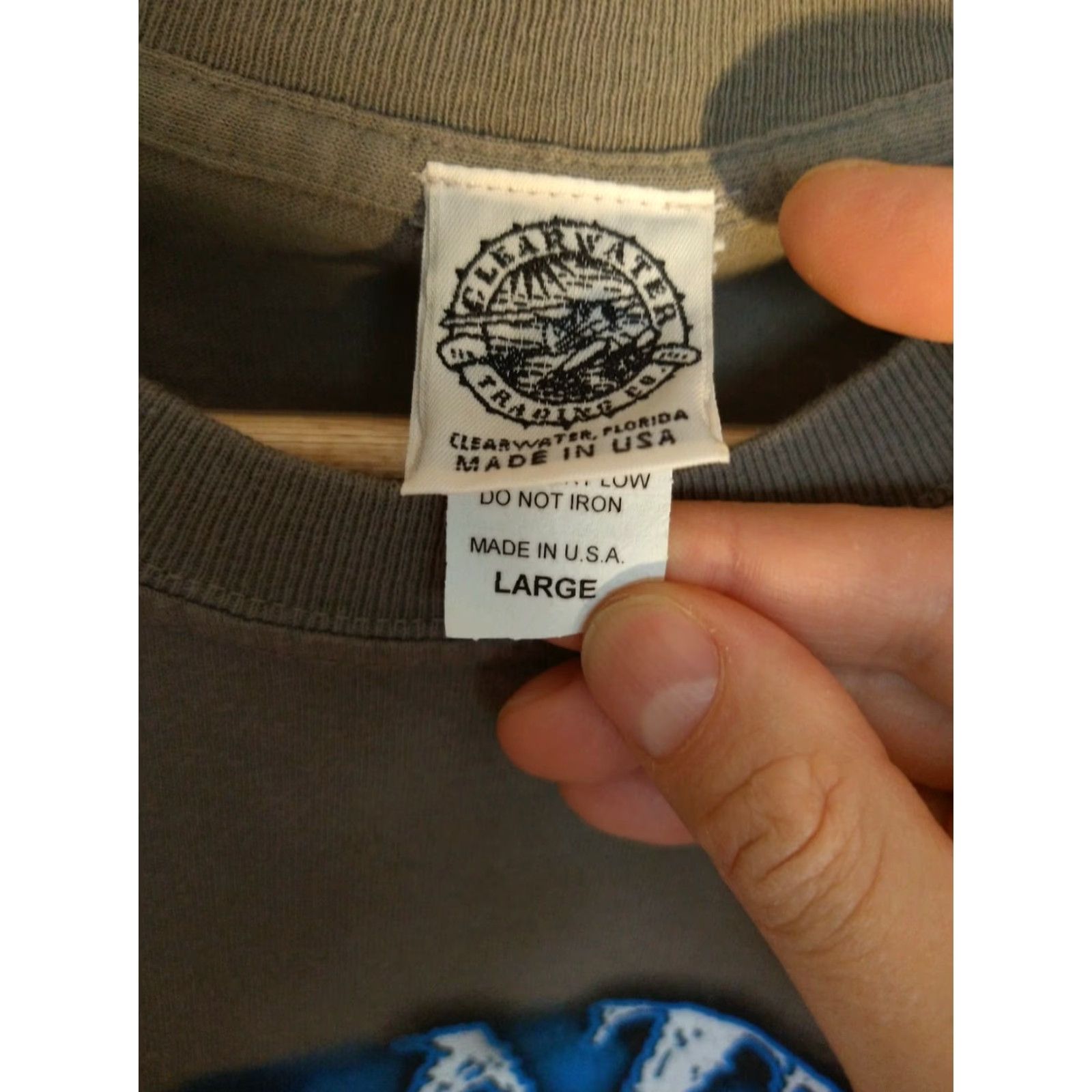 George VINTAGE Pirates Lake George New York Riley's Clearwater Made In USA L T-Shirt Men Brown 100% Cotton USA Graphic Print Size US L / EU 52-54 / 3 - 2 Thumbnail