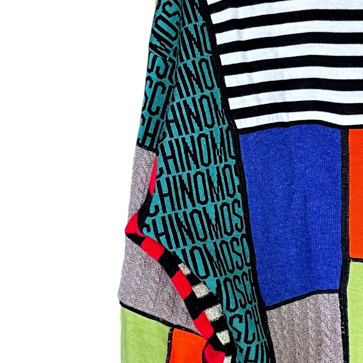 Moschino Moschino Couture Jeremy Scott US 6 Patchwork Wool Cardigan Size US L / EU 52-54 / 3 - 7 Thumbnail