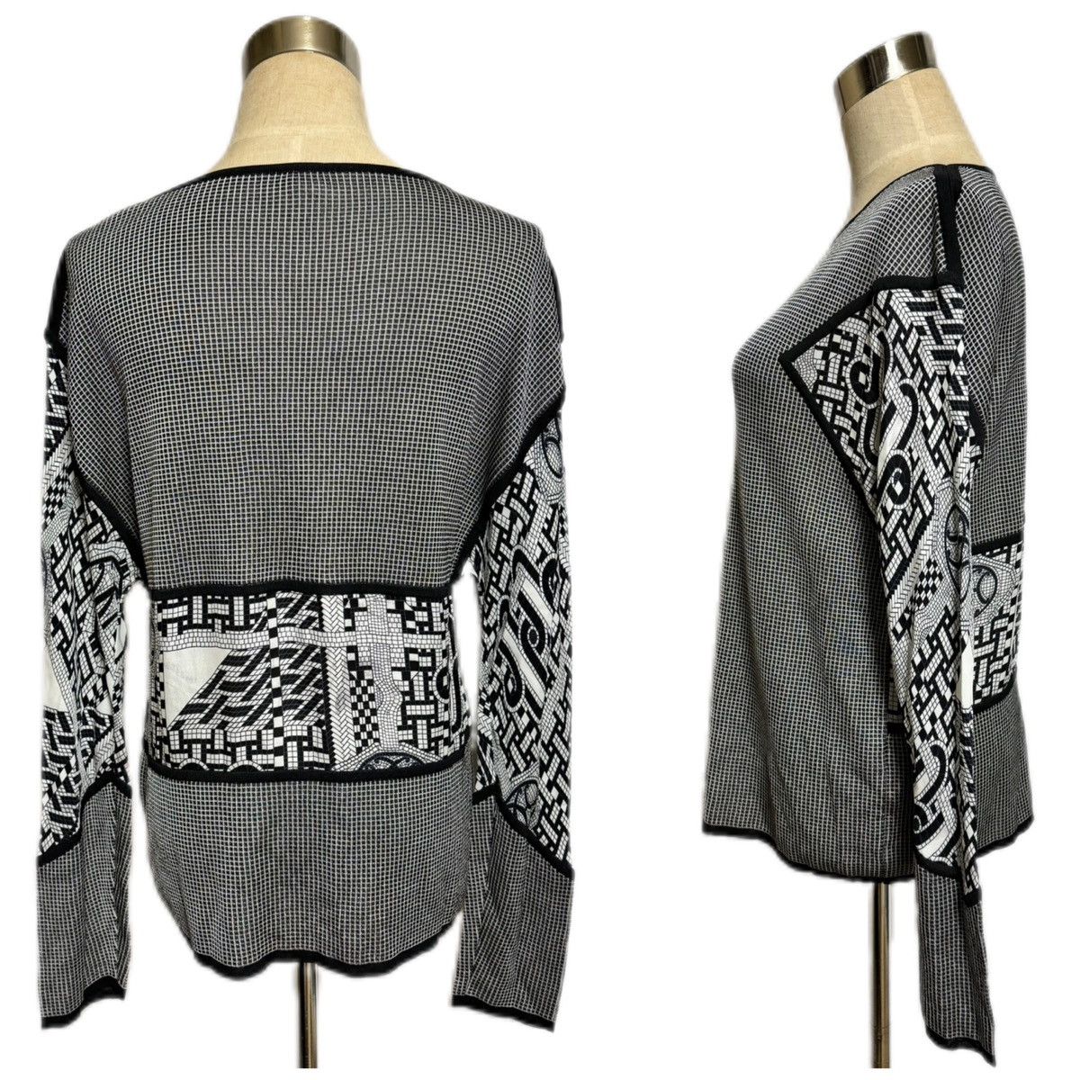 Hermes , Hermes new logo, art design switching, mosaic cut sew Size XS / US 0-2 / IT 36-38 - 11 Thumbnail