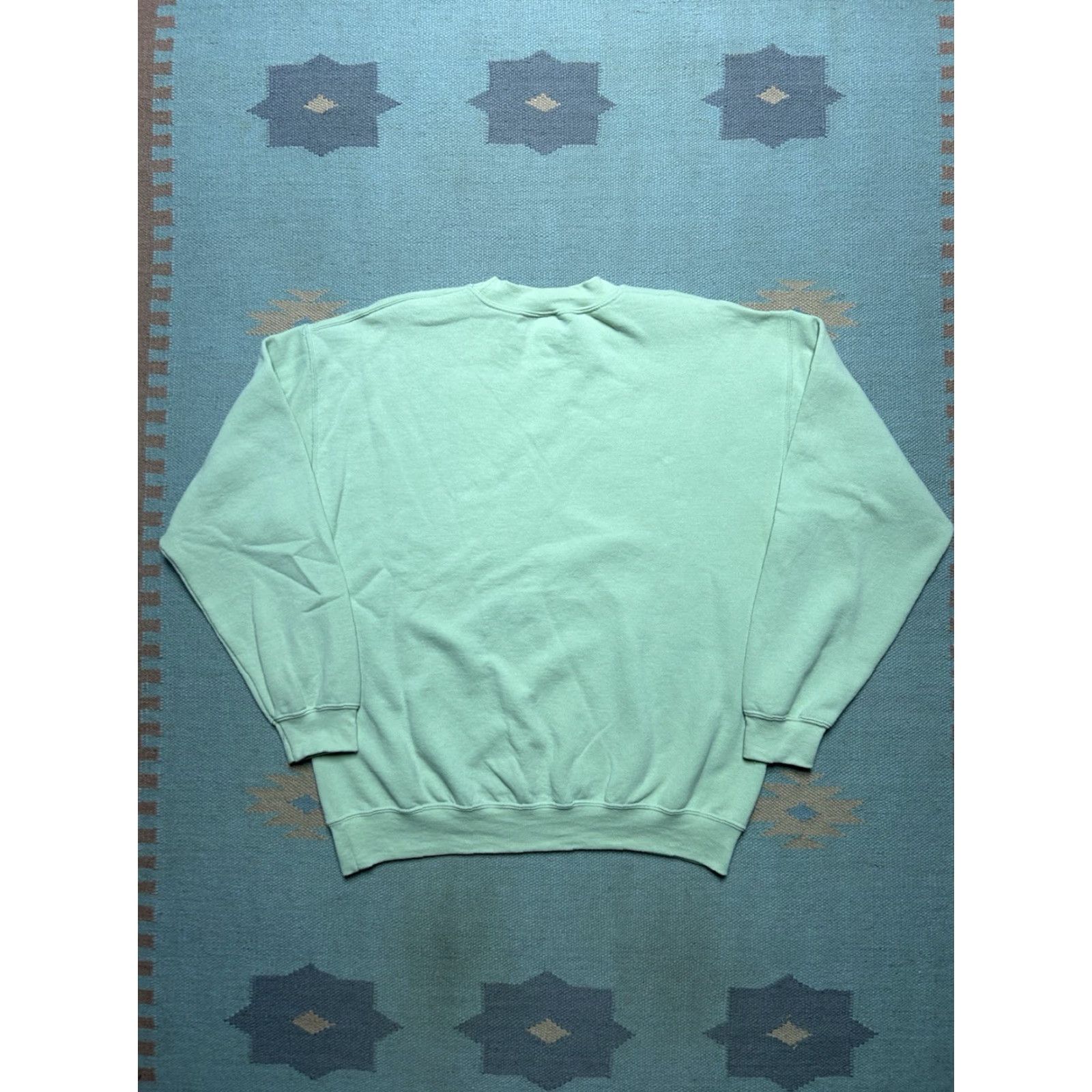 Canali VINTAGE Sweatshirt Shirt Erie Canal Lockport New York mint green Large Men Size US L / EU 52-54 / 3 - 4 Thumbnail