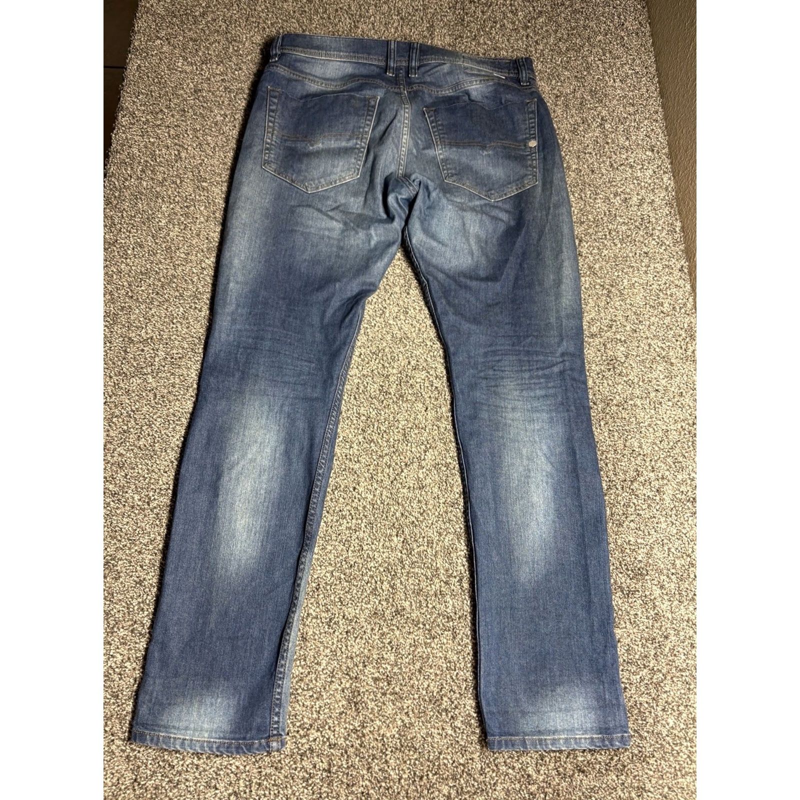 Diesel Diesel Tepphar Jeans Mens 34x30 Slim-Carrot Button Fly Stretch CQ488 Size US 34 / EU 50 - 7 Thumbnail