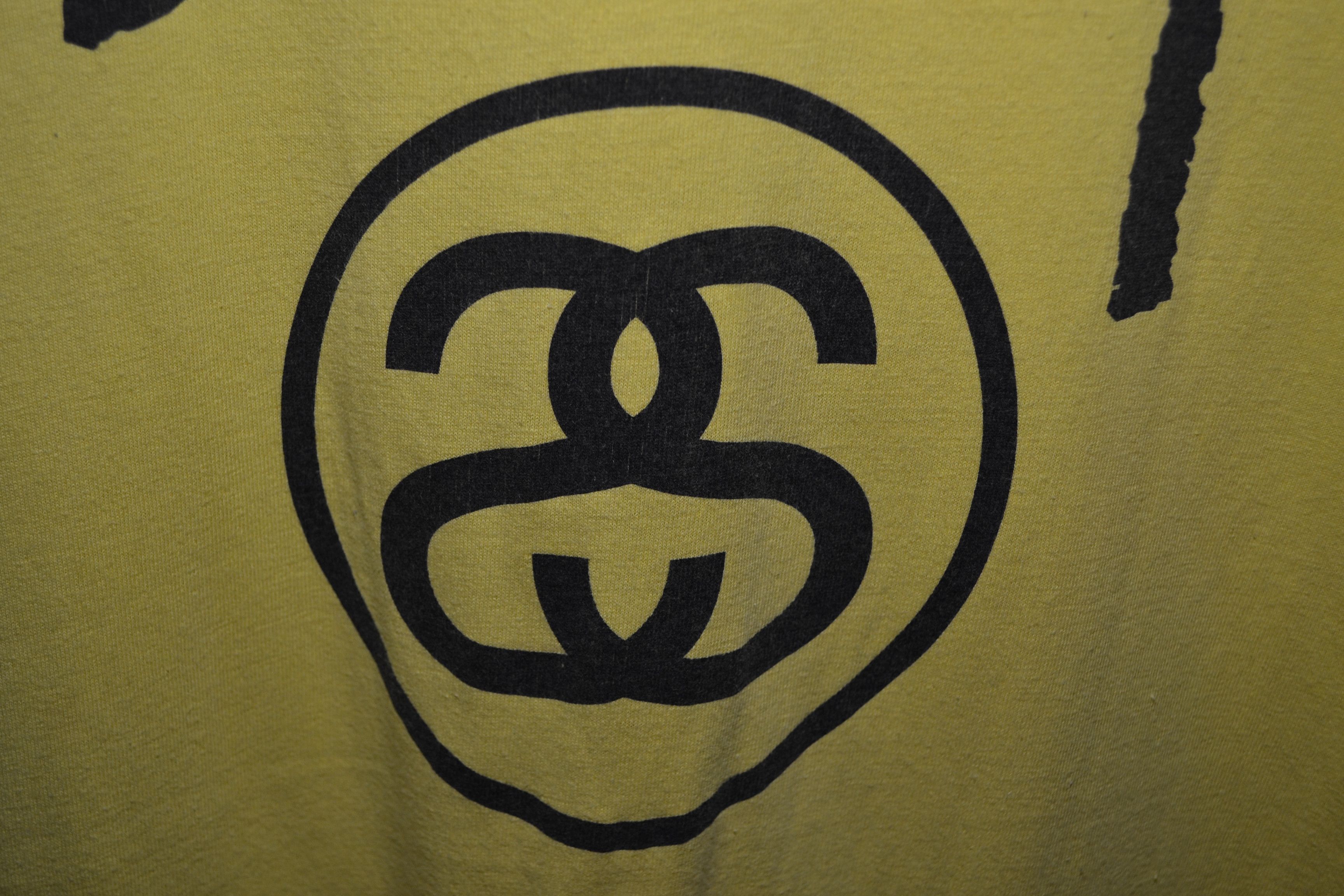 Stussy Stussy Vintage SS t-shirt L Yellow Increase the Peace Mexico Size US L / EU 52-54 / 3 - 6 Thumbnail