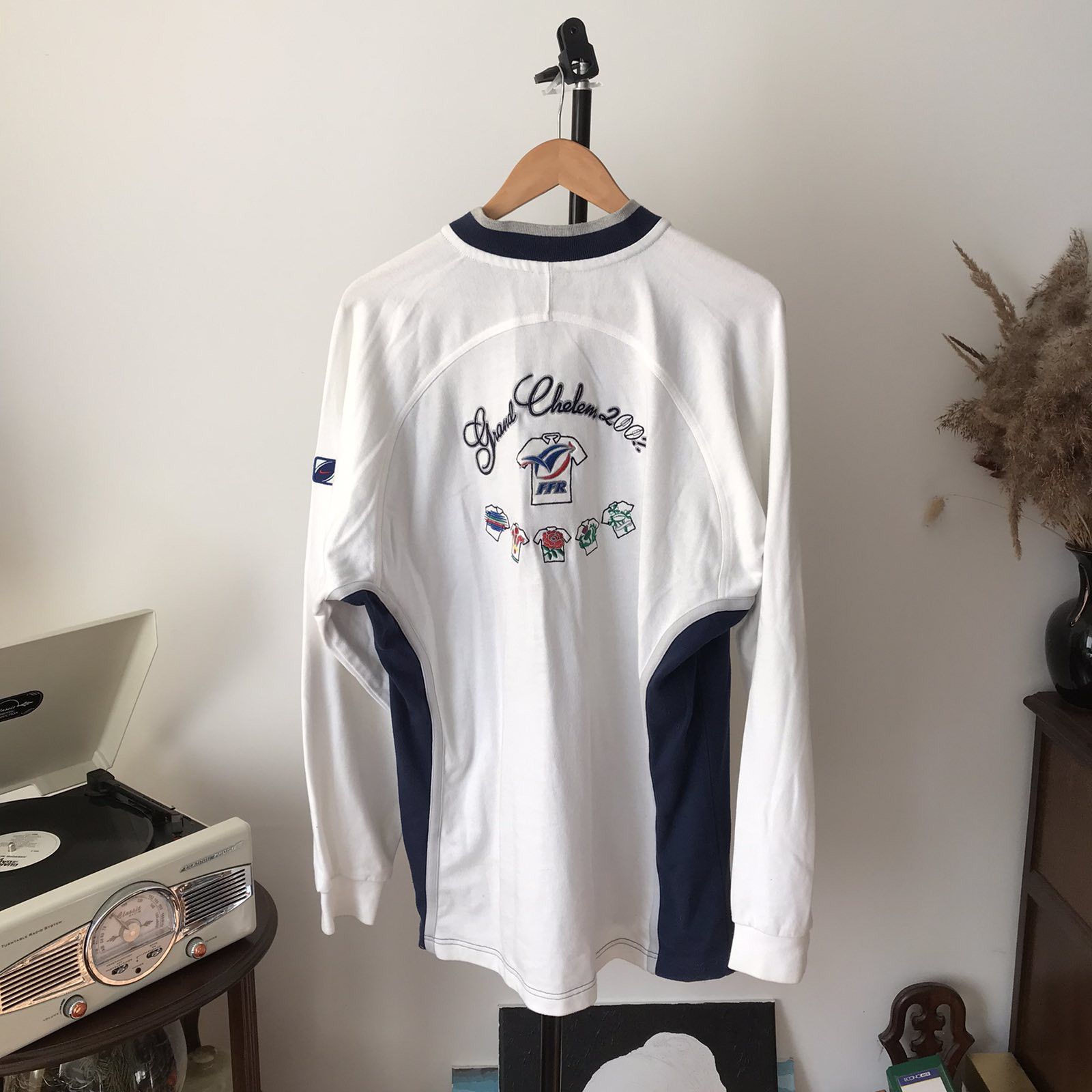 Nike Vintage Nike France Blockcore Rugby jersey Sz L Size US L / EU 52-54 / 3 - 5 Thumbnail