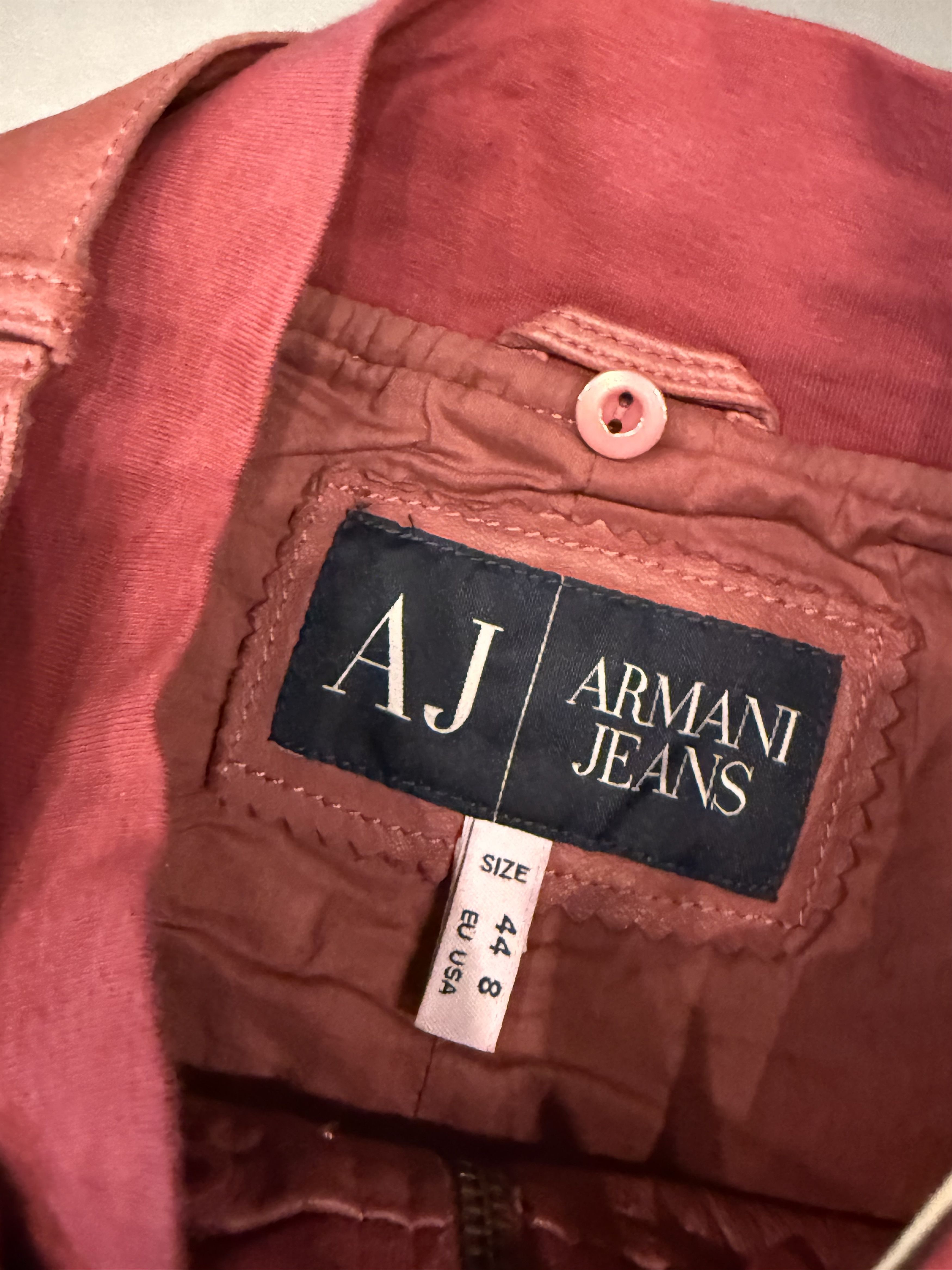 Emporio Armani Vintage Armani Jeans cropped leather jacket Size M / US 6-8 / IT 42-44 - 6 Thumbnail